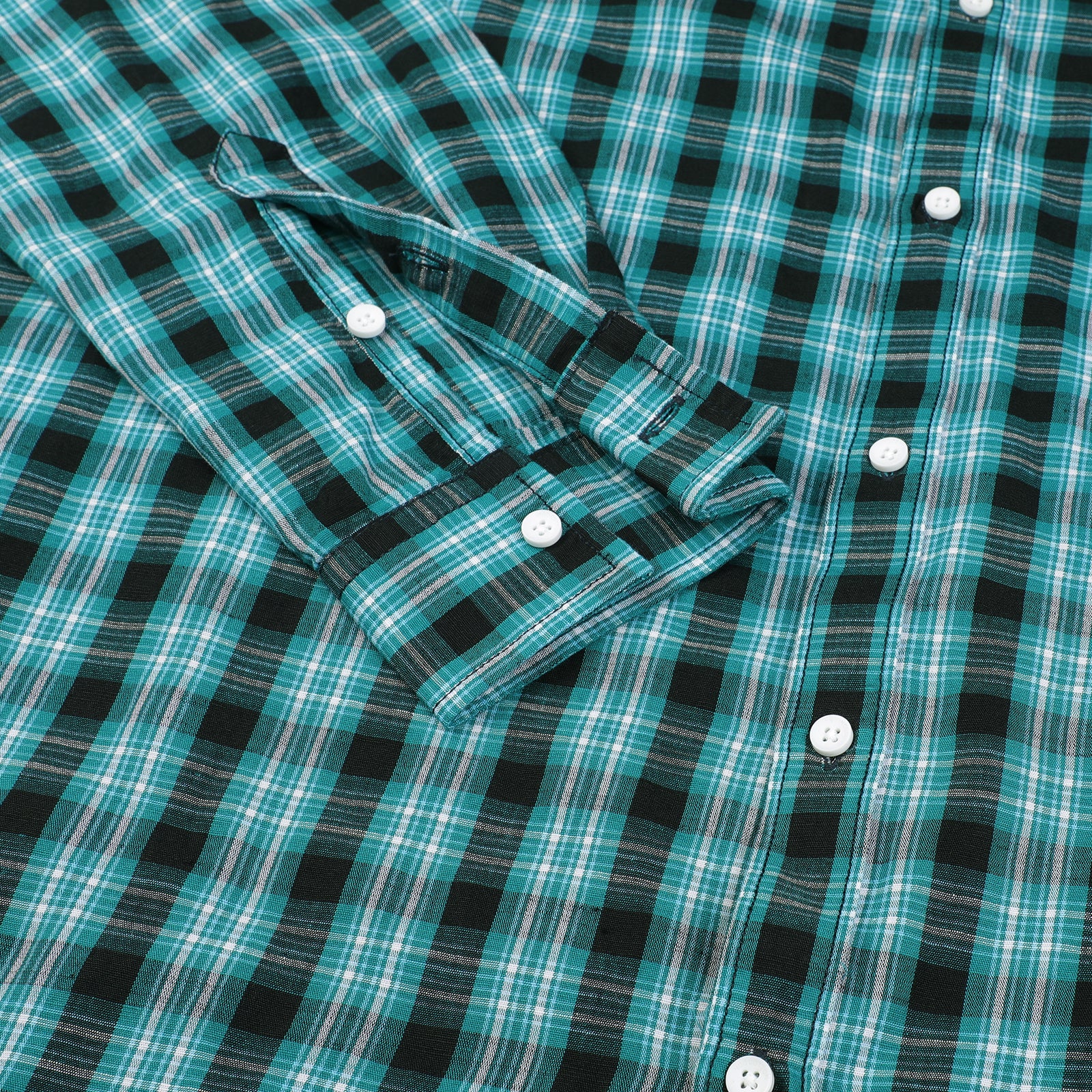 Men's Checkered Slim Fit Shirt With Patch Pocket