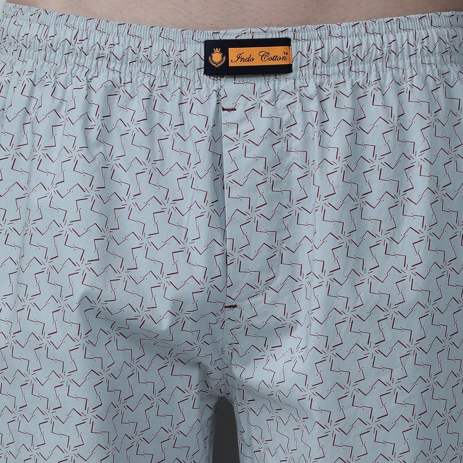 Pearl Blue Printed Lounge Wear Set