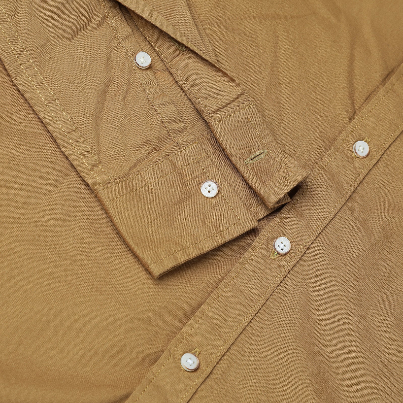Mustard Solid Full Sleeve Shirt