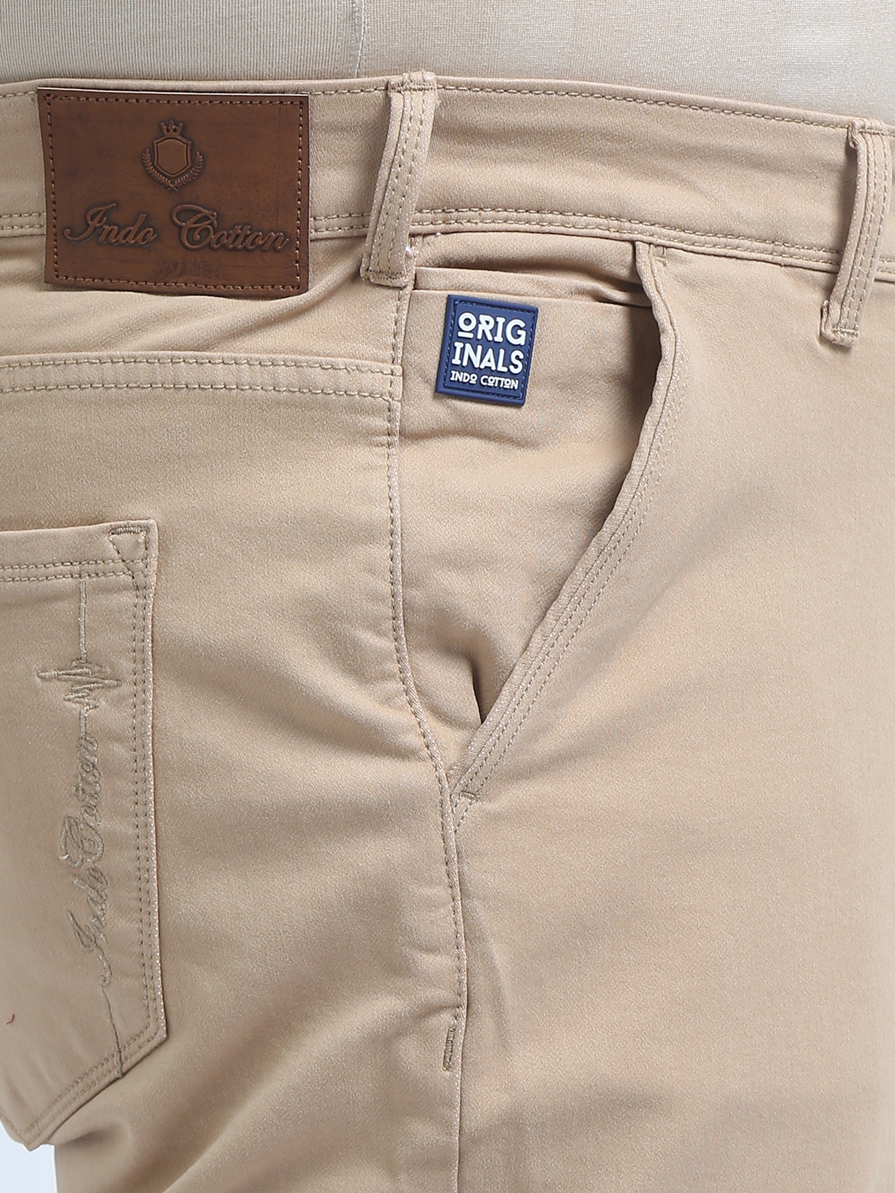 Men's Plus Size Over-Dyed-Denim Pants