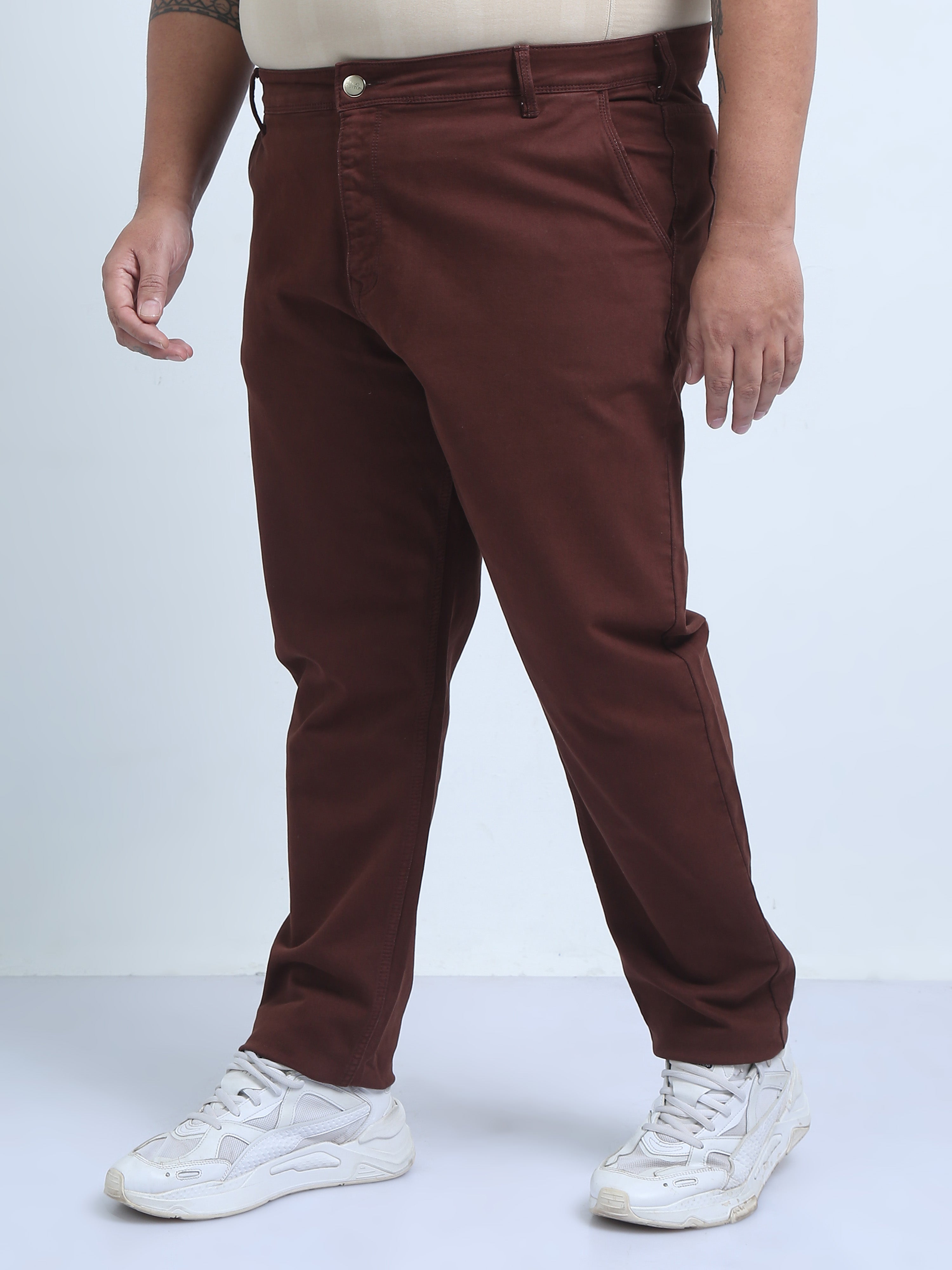 RFD Denim Brown Midrise Slim Fit Jeans