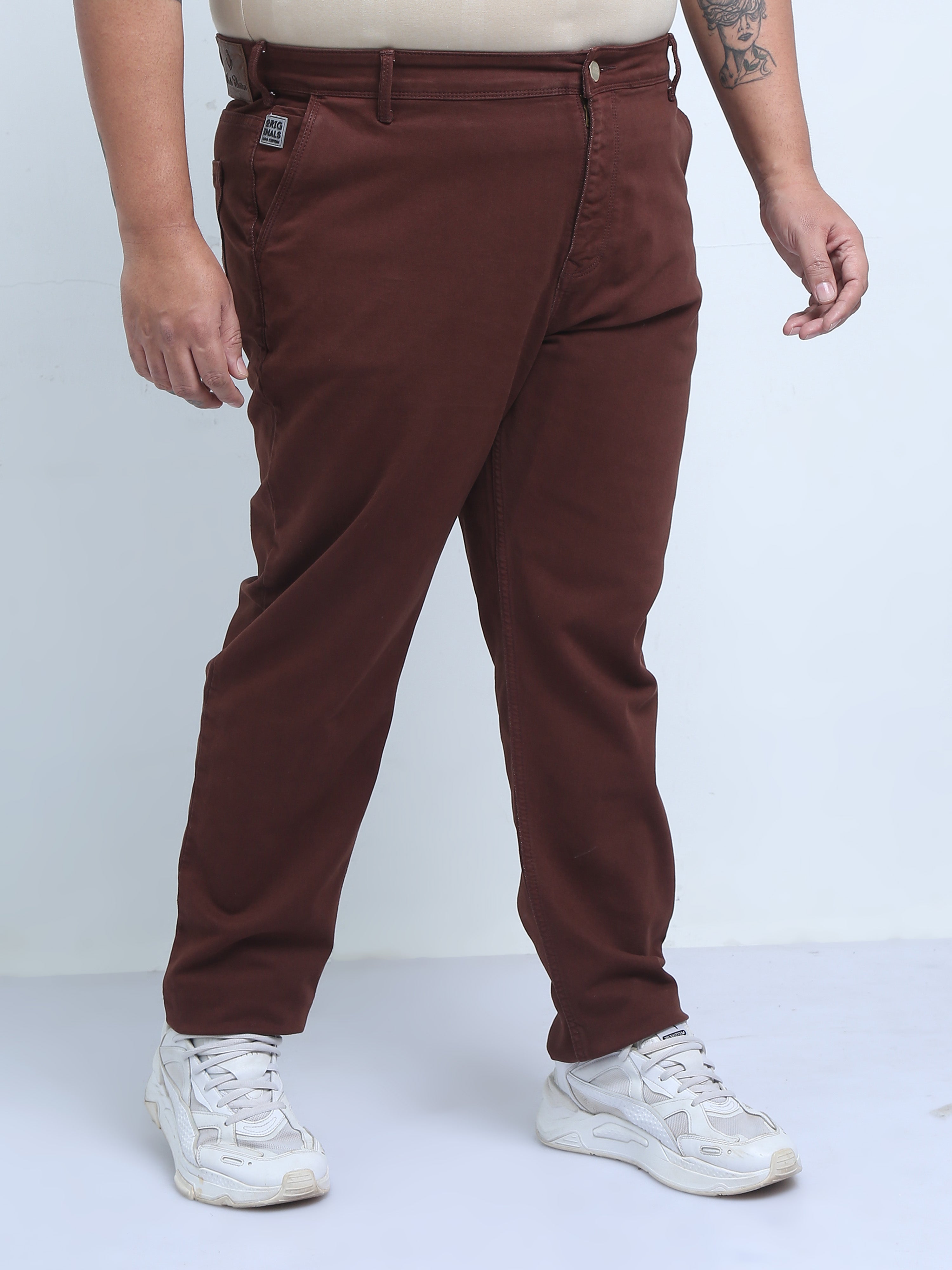 RFD Denim Brown Midrise Slim Fit Jeans