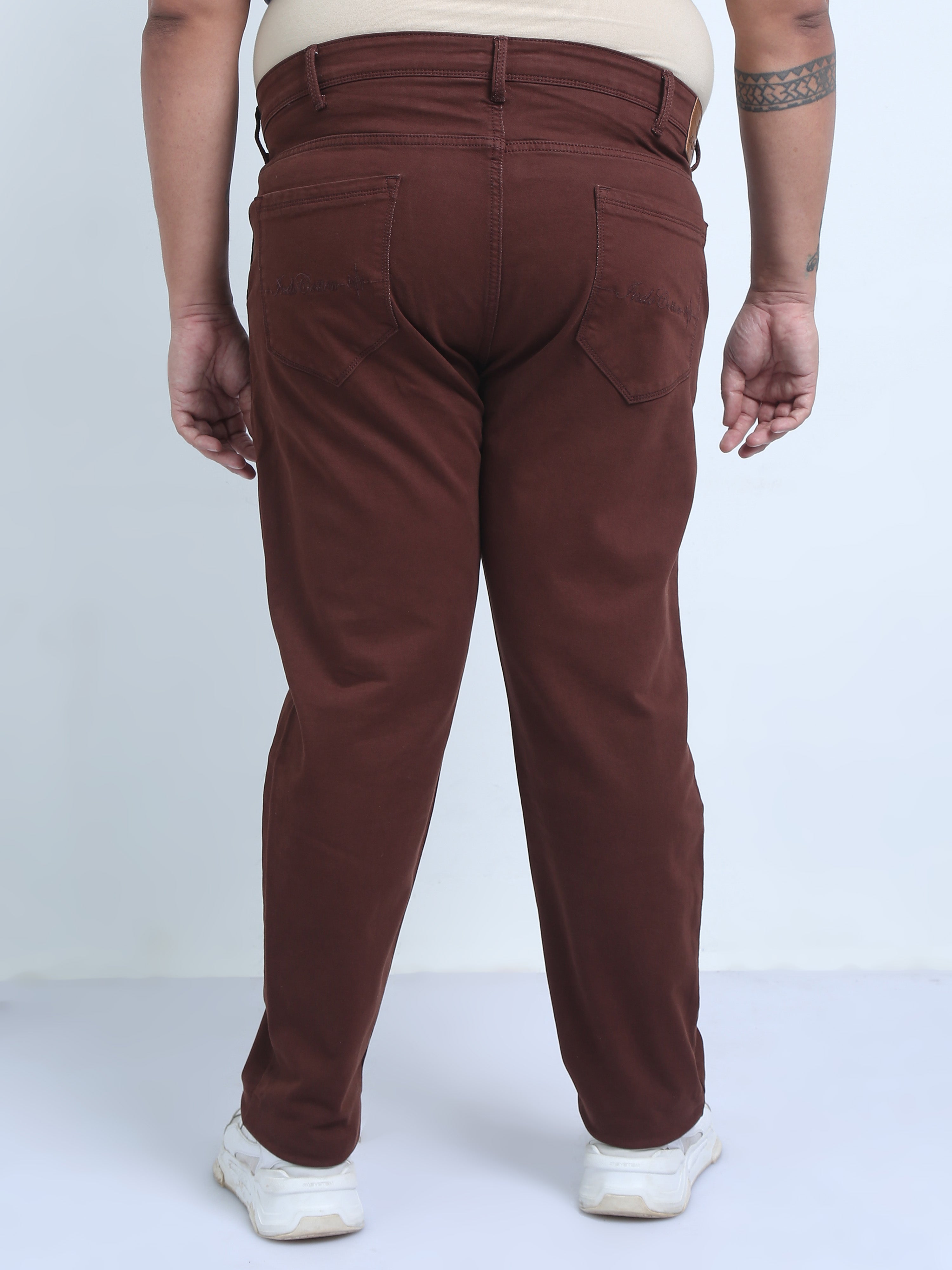 RFD Denim Brown Midrise Slim Fit Jeans