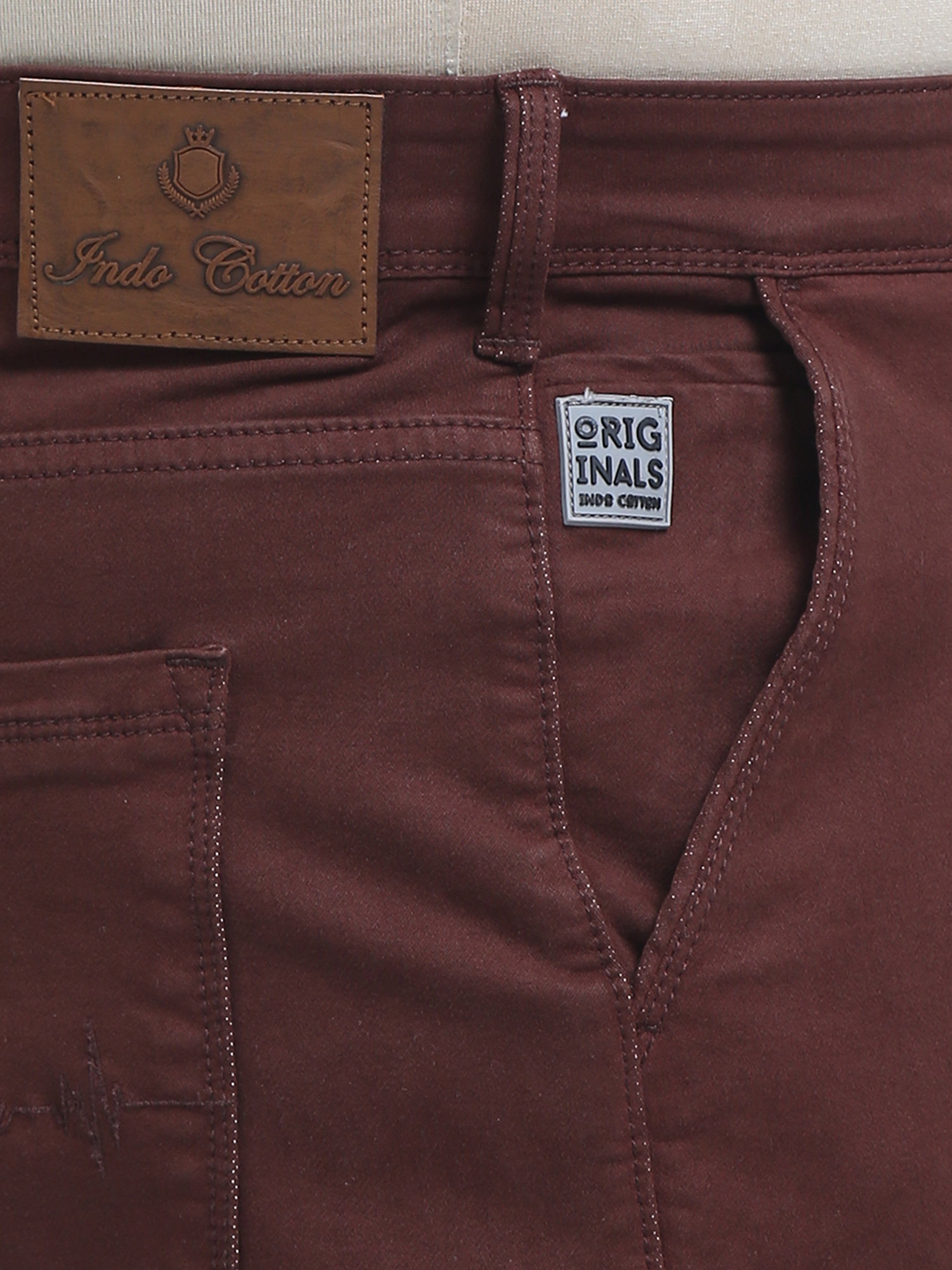RFD Denim Brown Midrise Slim Fit Jeans