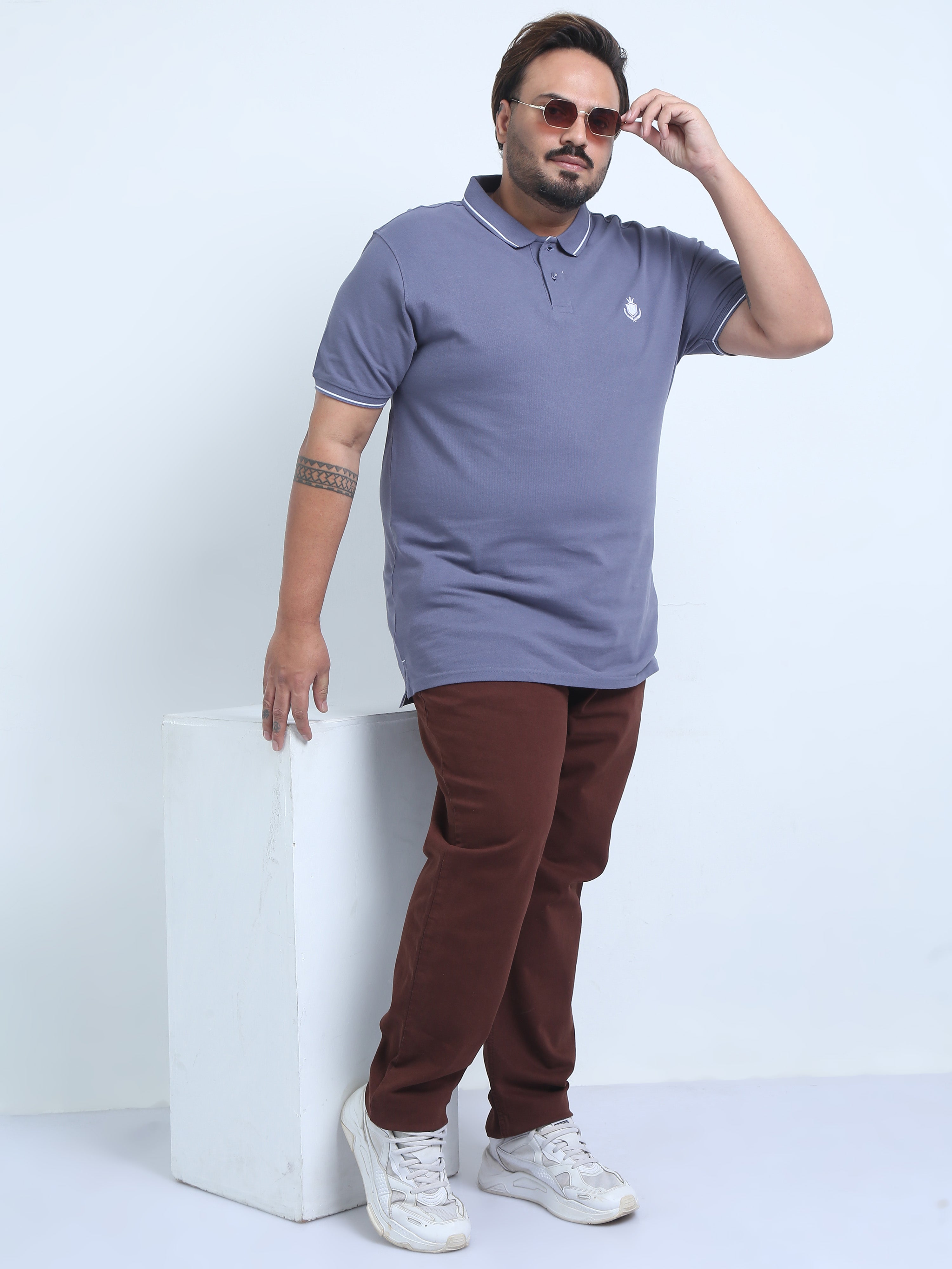 RFD Denim Brown Midrise Slim Fit Jeans