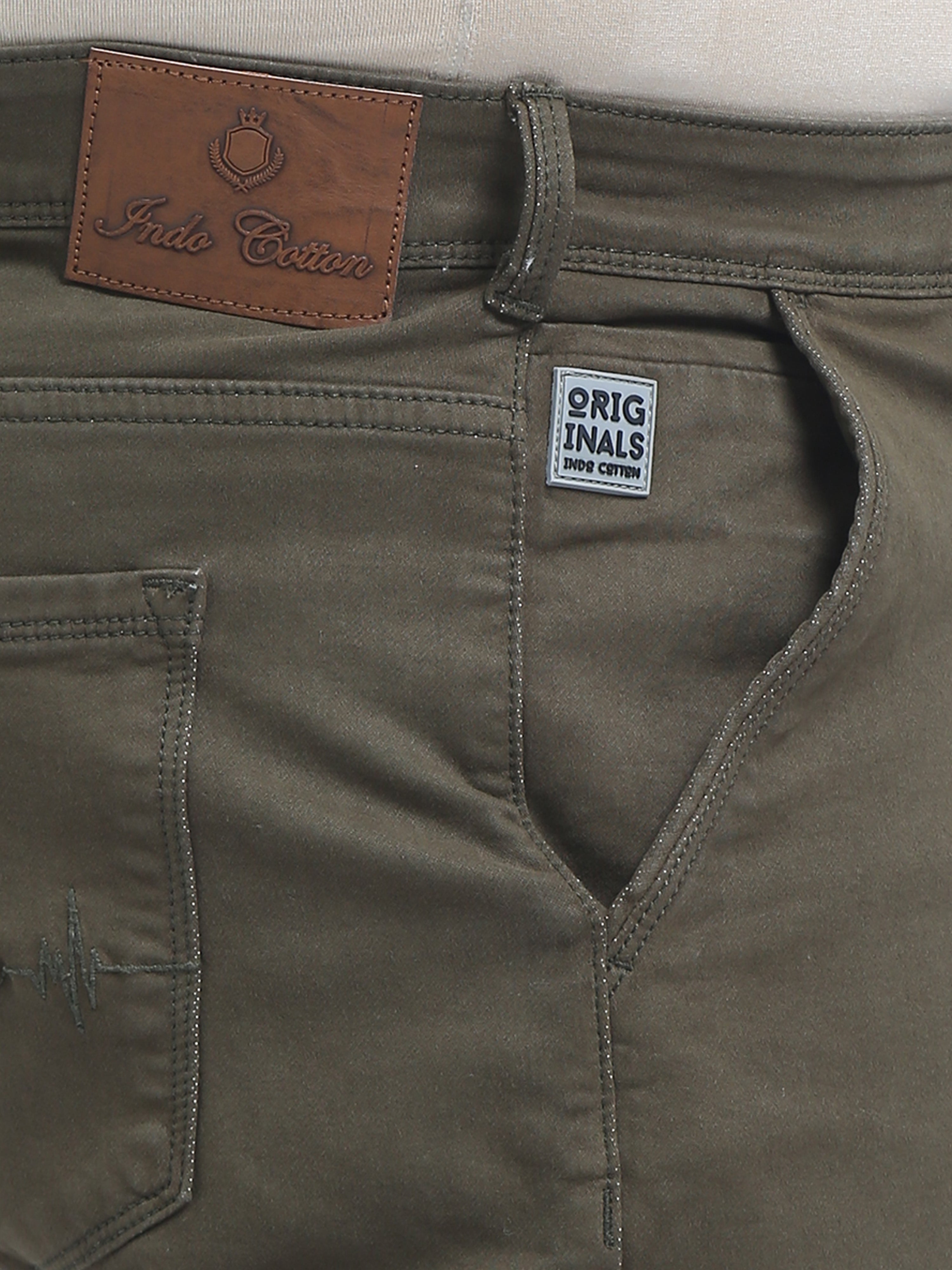 Men's Plus Size Over-Dyed-Denim Pants