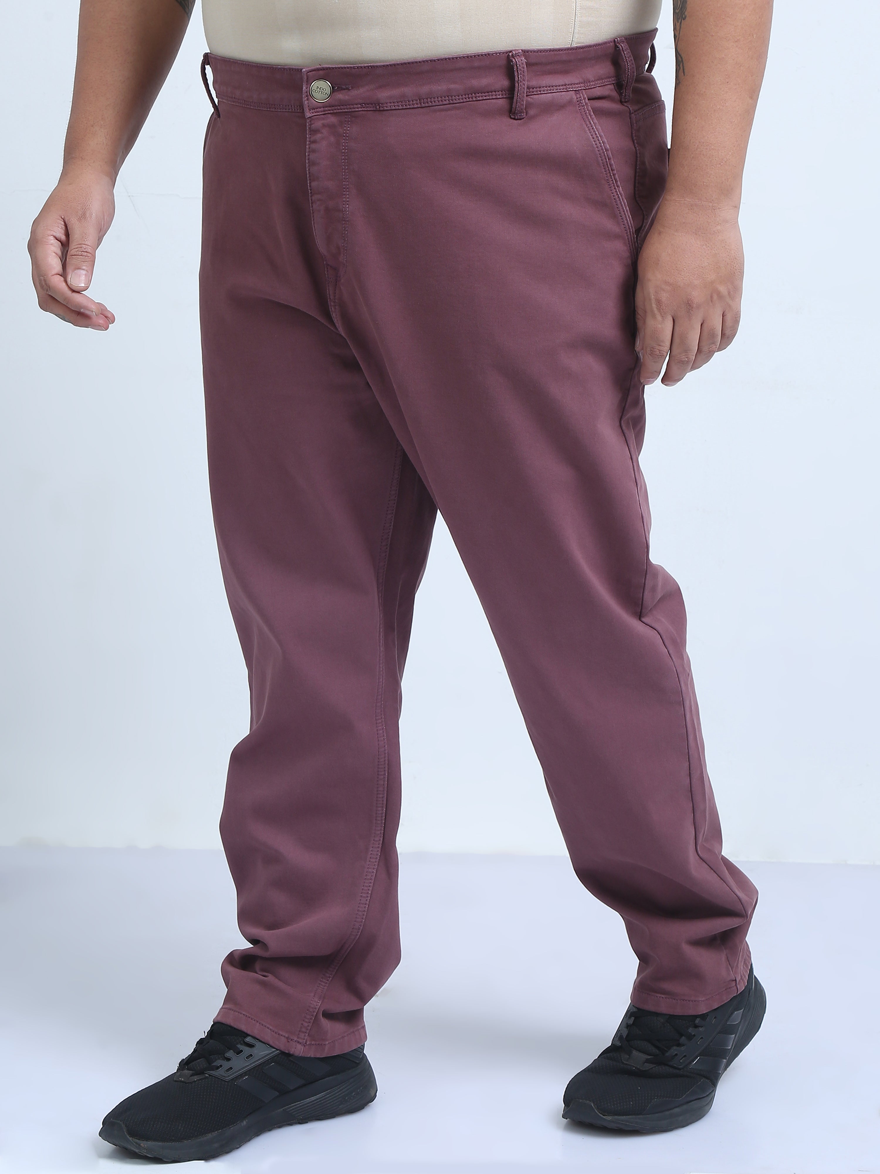 Men's Plus Size Over-Dyed-Denim Pants