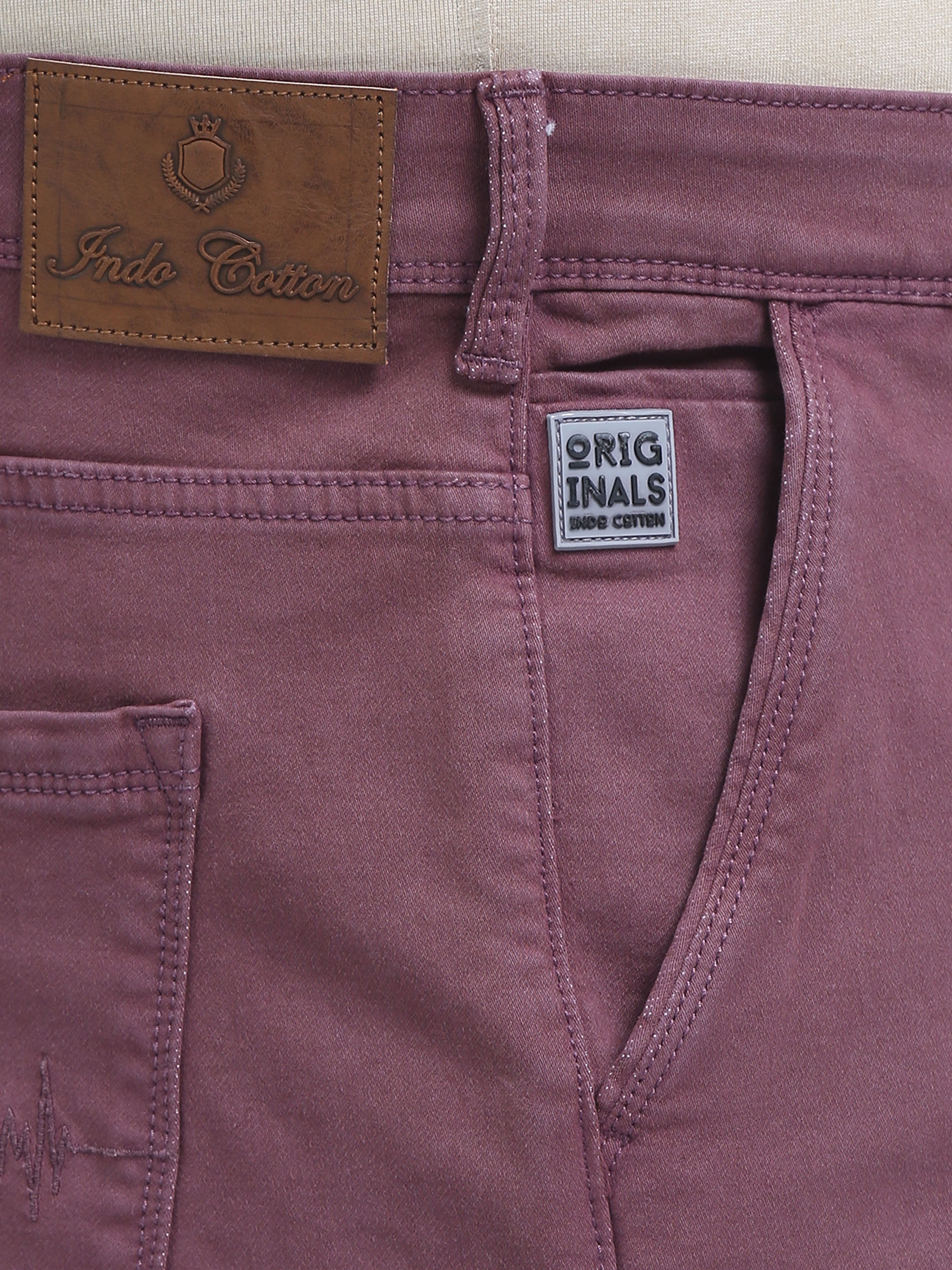 Men's Plus Size Over-Dyed-Denim Pants