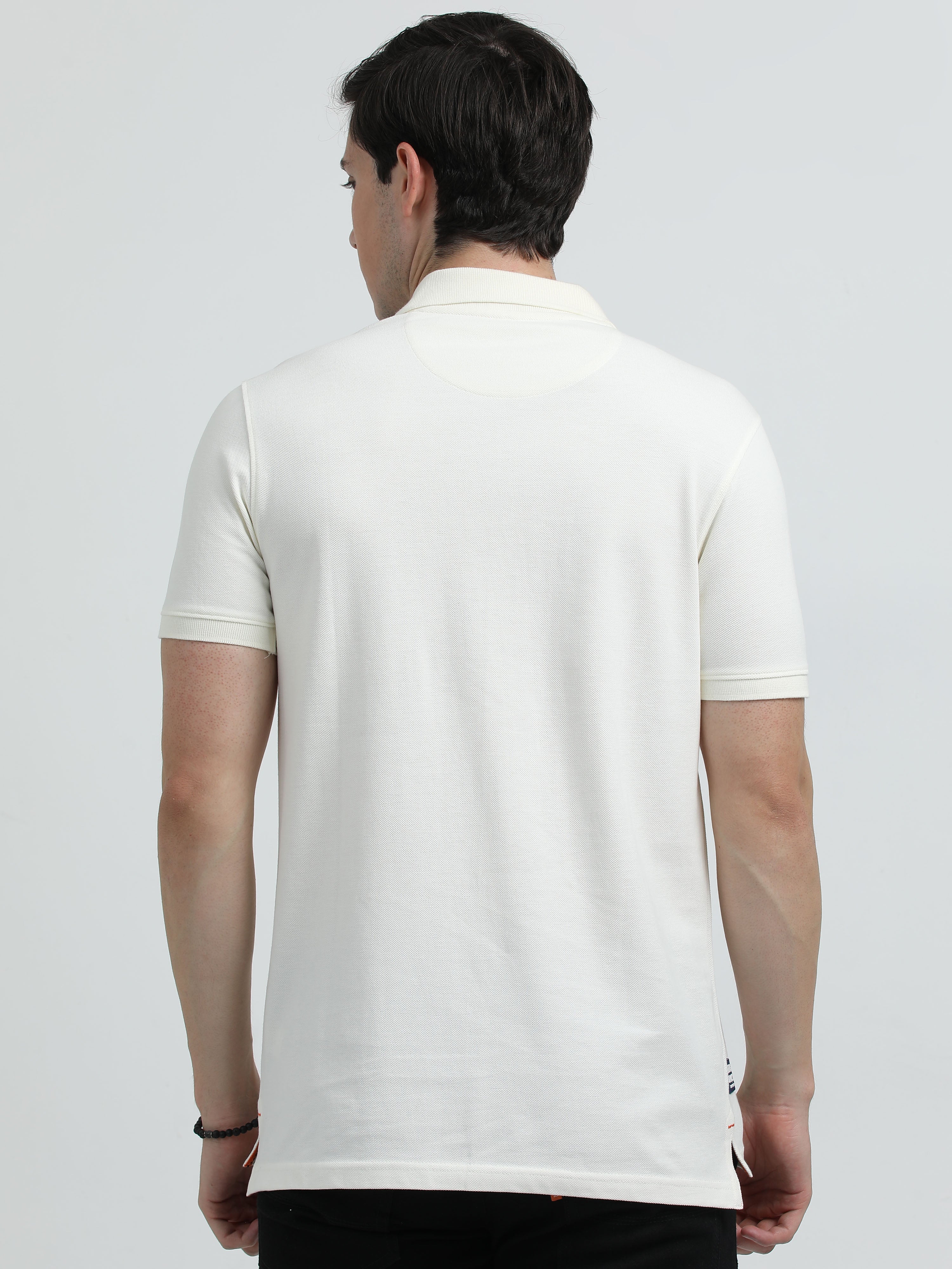 Indo Cotton Men's Cut & Sew Polo T-Shirt