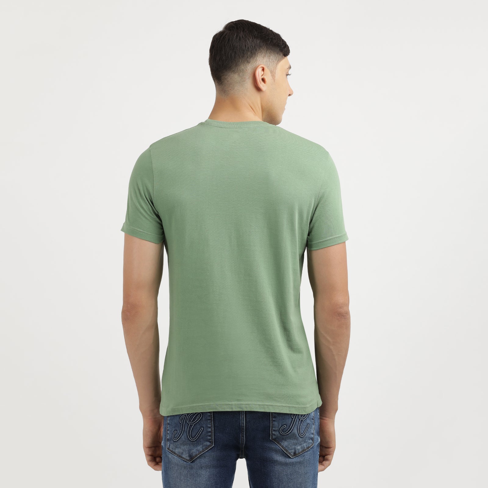 Indo Cotton Men's Crew Neck T-Shirt