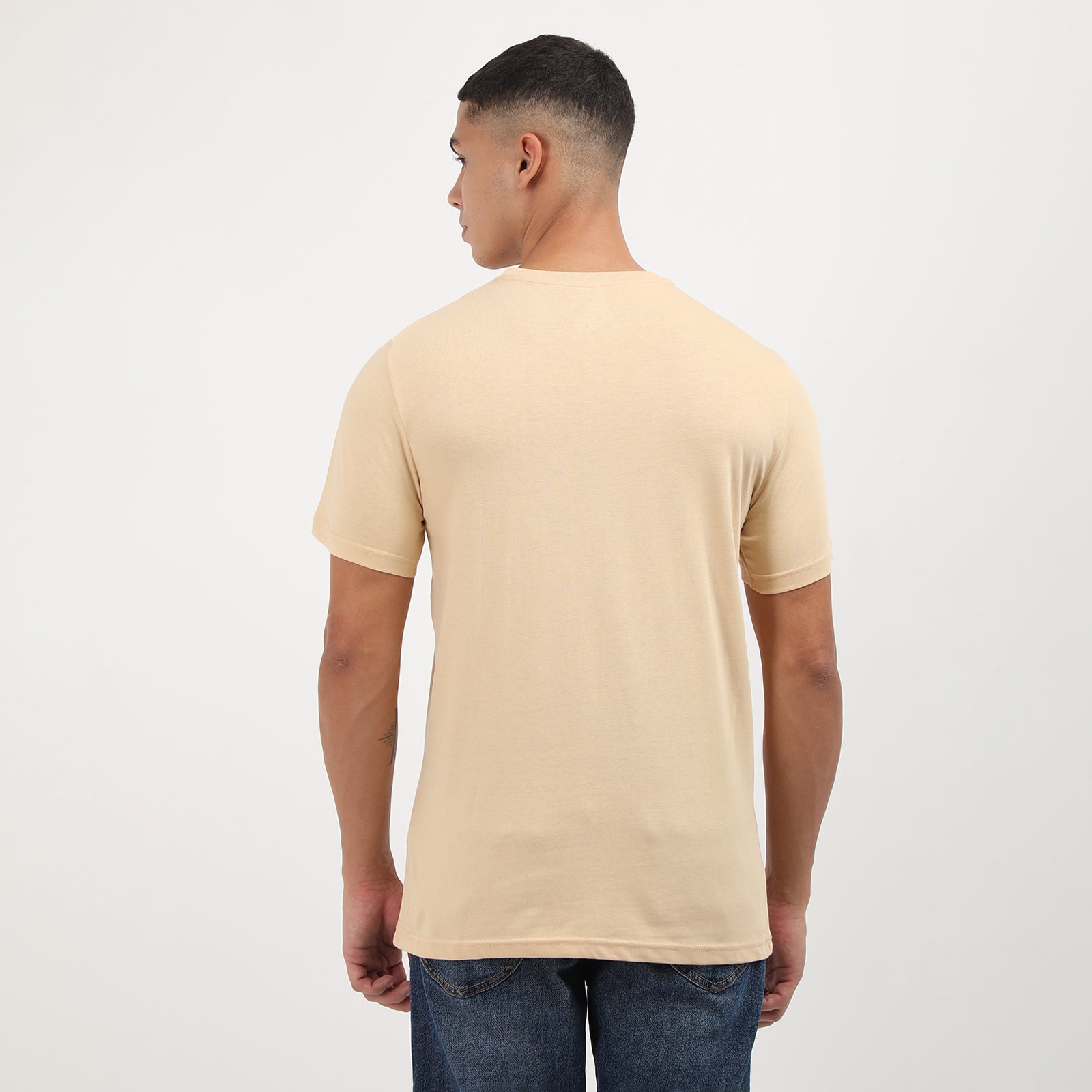 Indo Cotton Men's Crew Neck T-Shirt