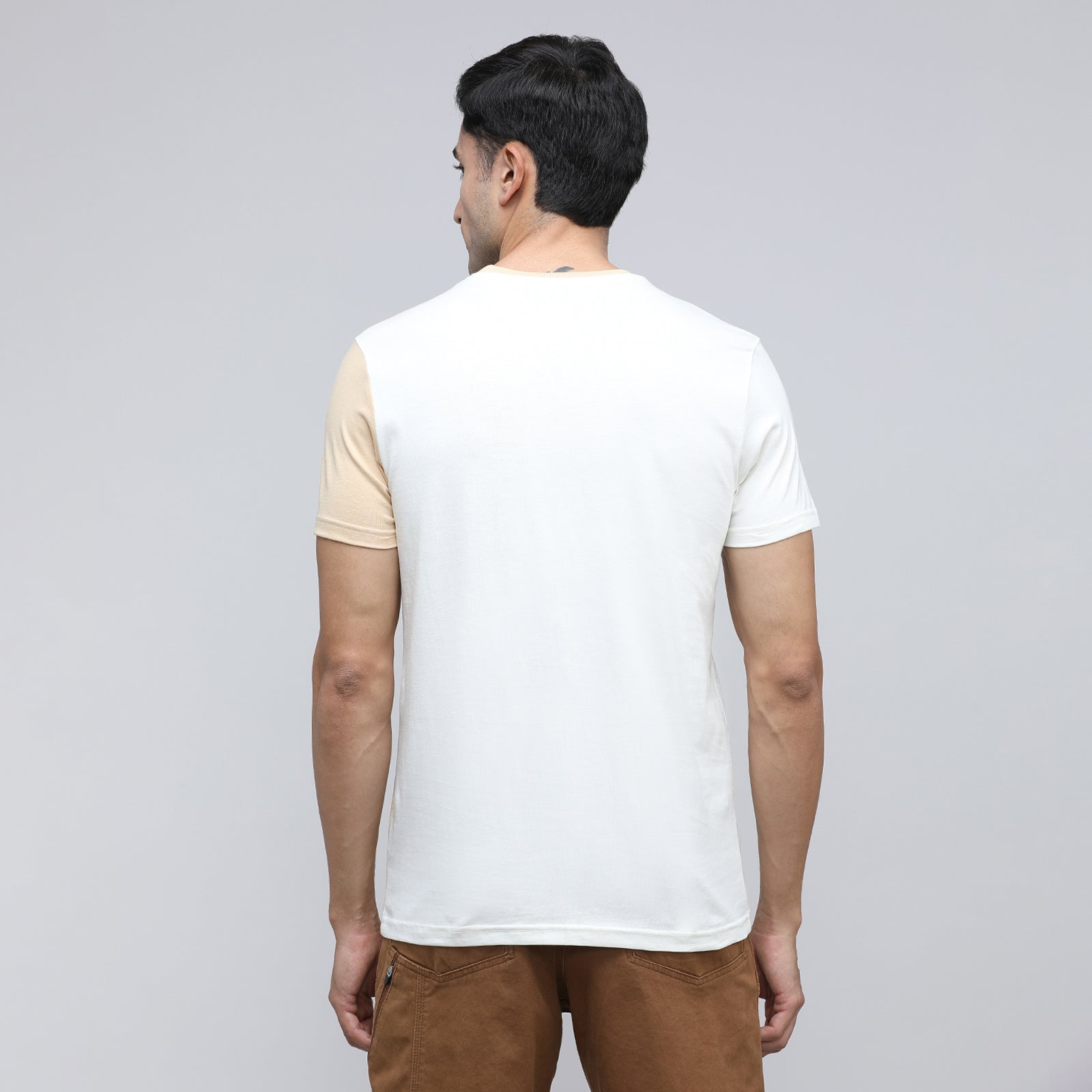 Indo Cotton Men's Crew Neck T- Shirt