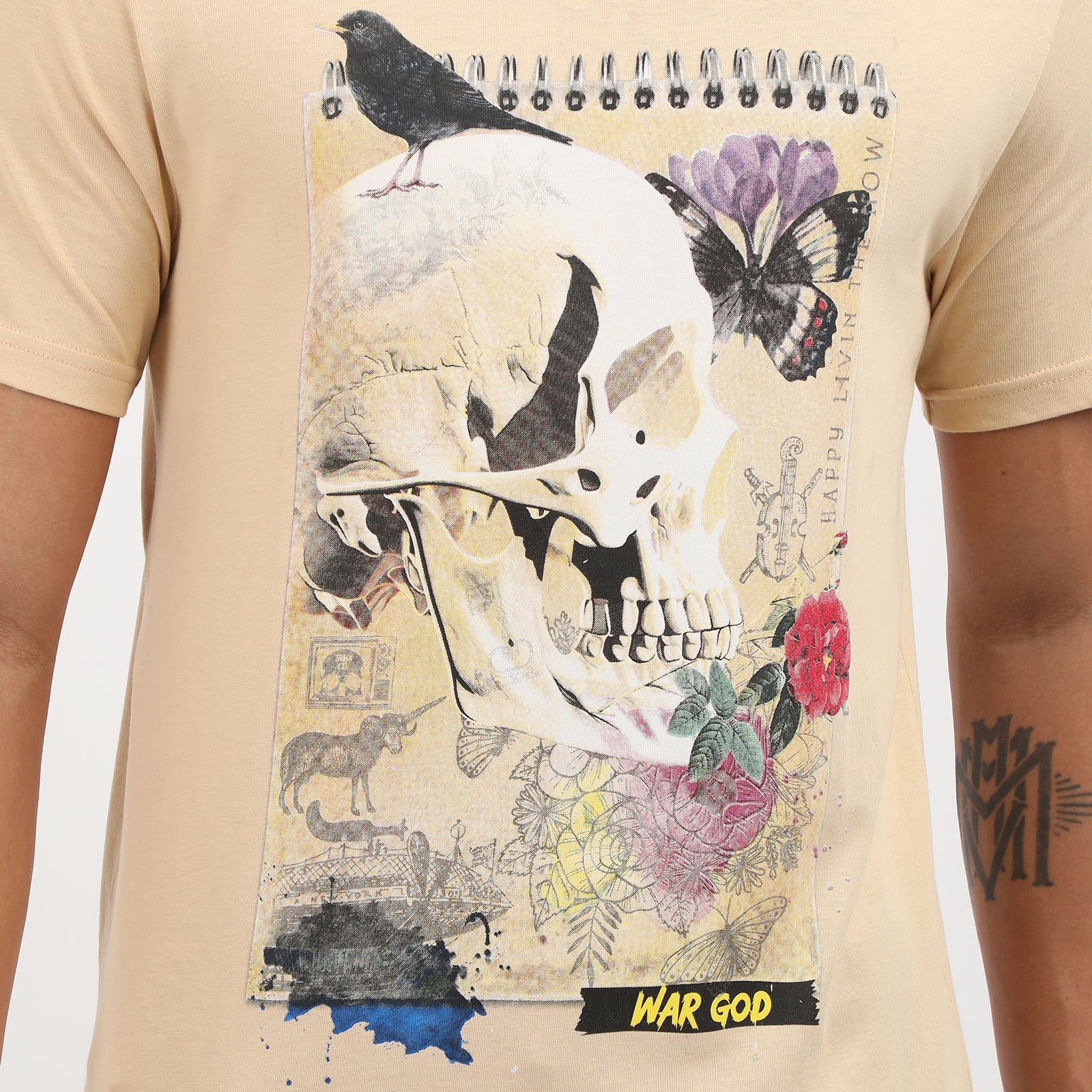 Indo Cotton Men's Crew Neck T-Shirt