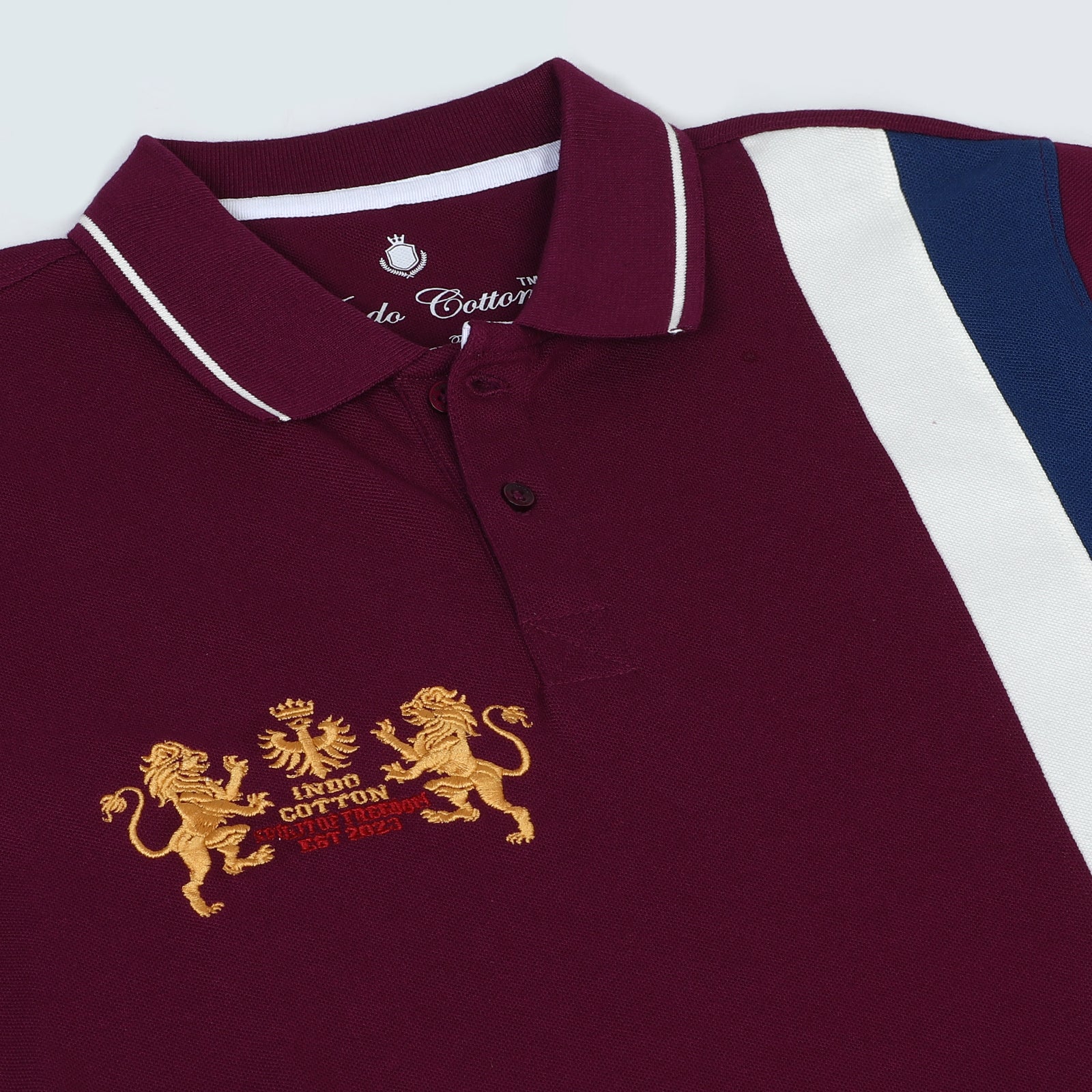 Slim Fit Cut & Sew Polo T-Shirt