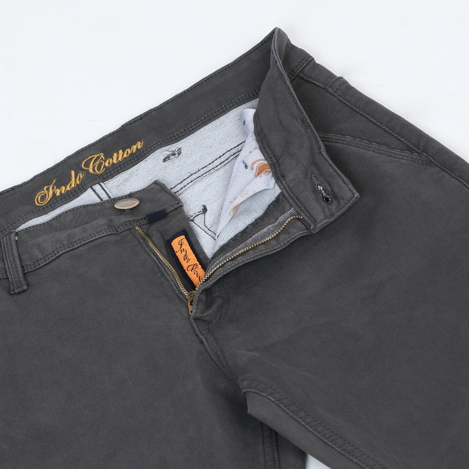 RFD Denim Dark Grey Midrise Slim Fit Jeans