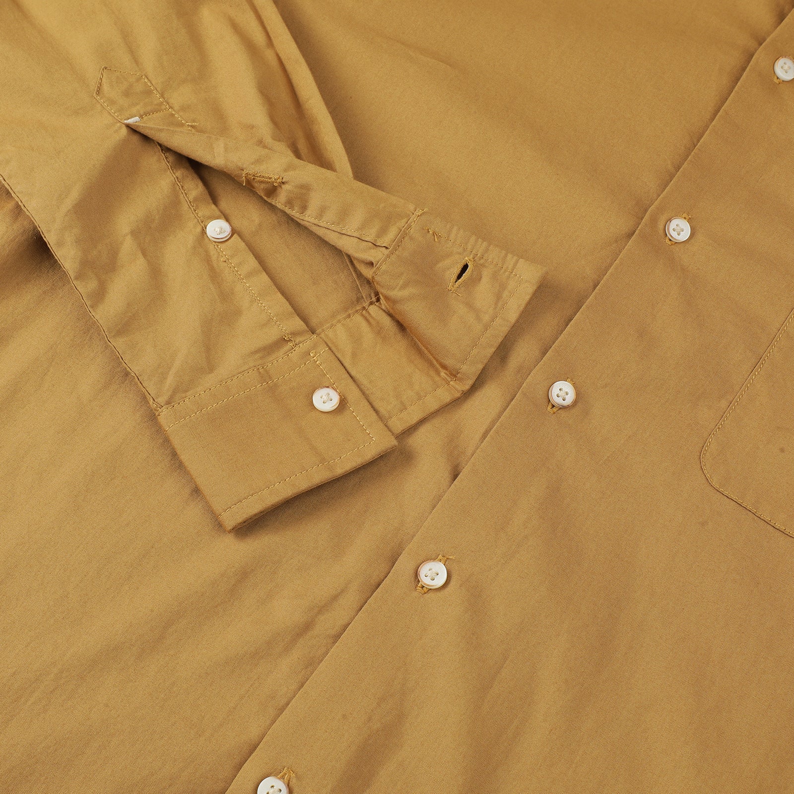 Khaki plain Full Sleeve Shirt-1