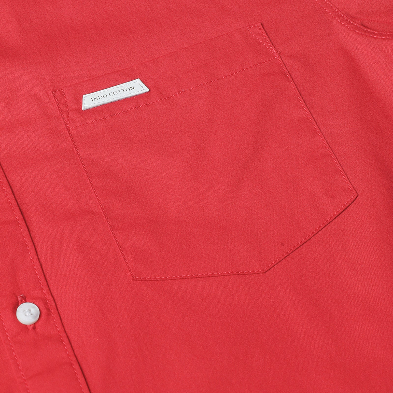 Red Solid Full Sleeve Shirt