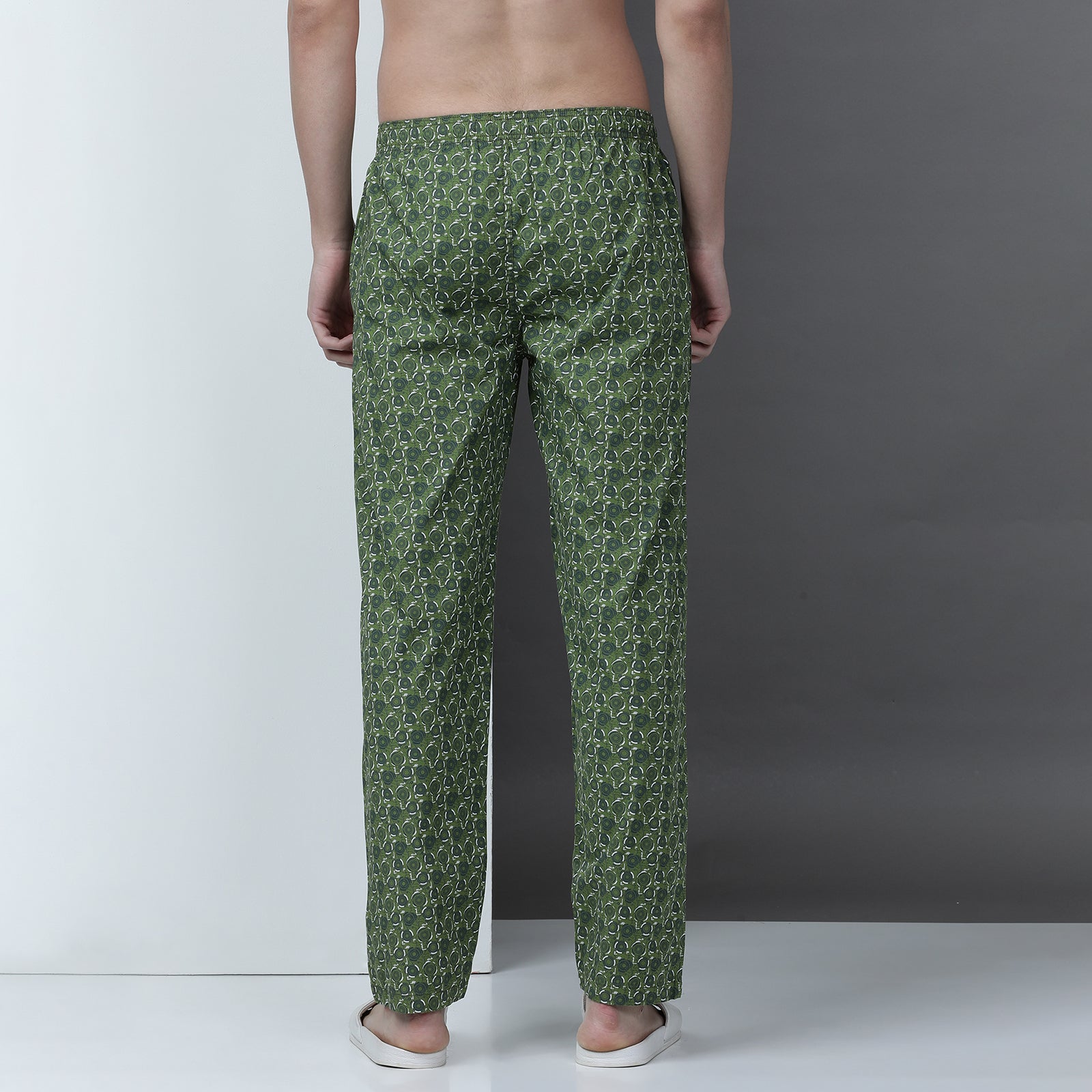 Green Printed Lounge Wear Set