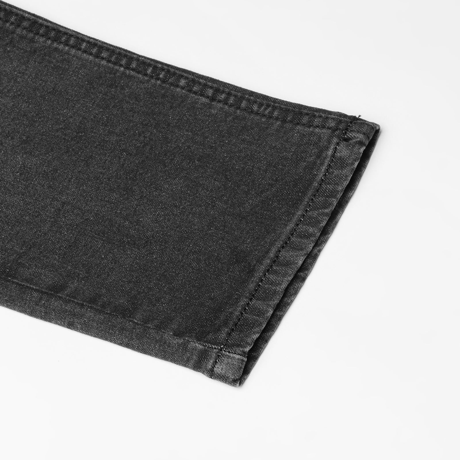 Mid Wash Black Midrise Slim Fit Jeans