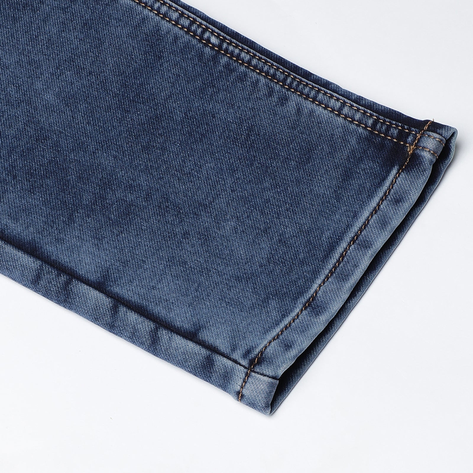 Dark Wash Navy Midrise Slim Fit Jeans