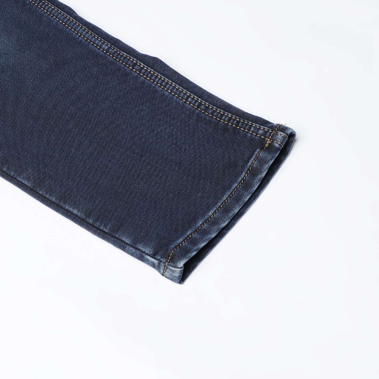 Light Wash Navy Midrise Slim Fit Jeans