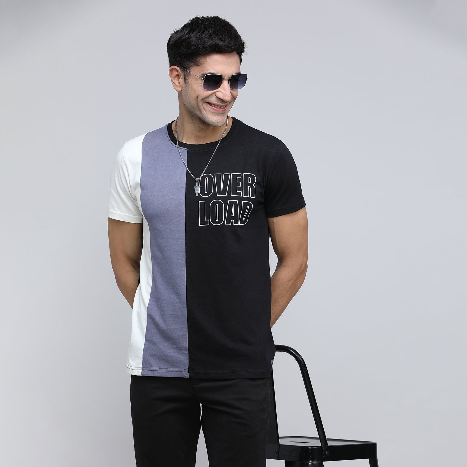 Indo Cotton Men's Crew Neck T- Shirt