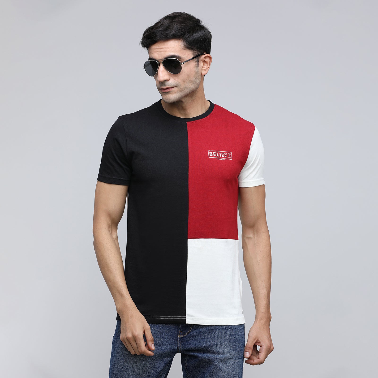 Indo Cotton Men's Crew Neck T-Shirt