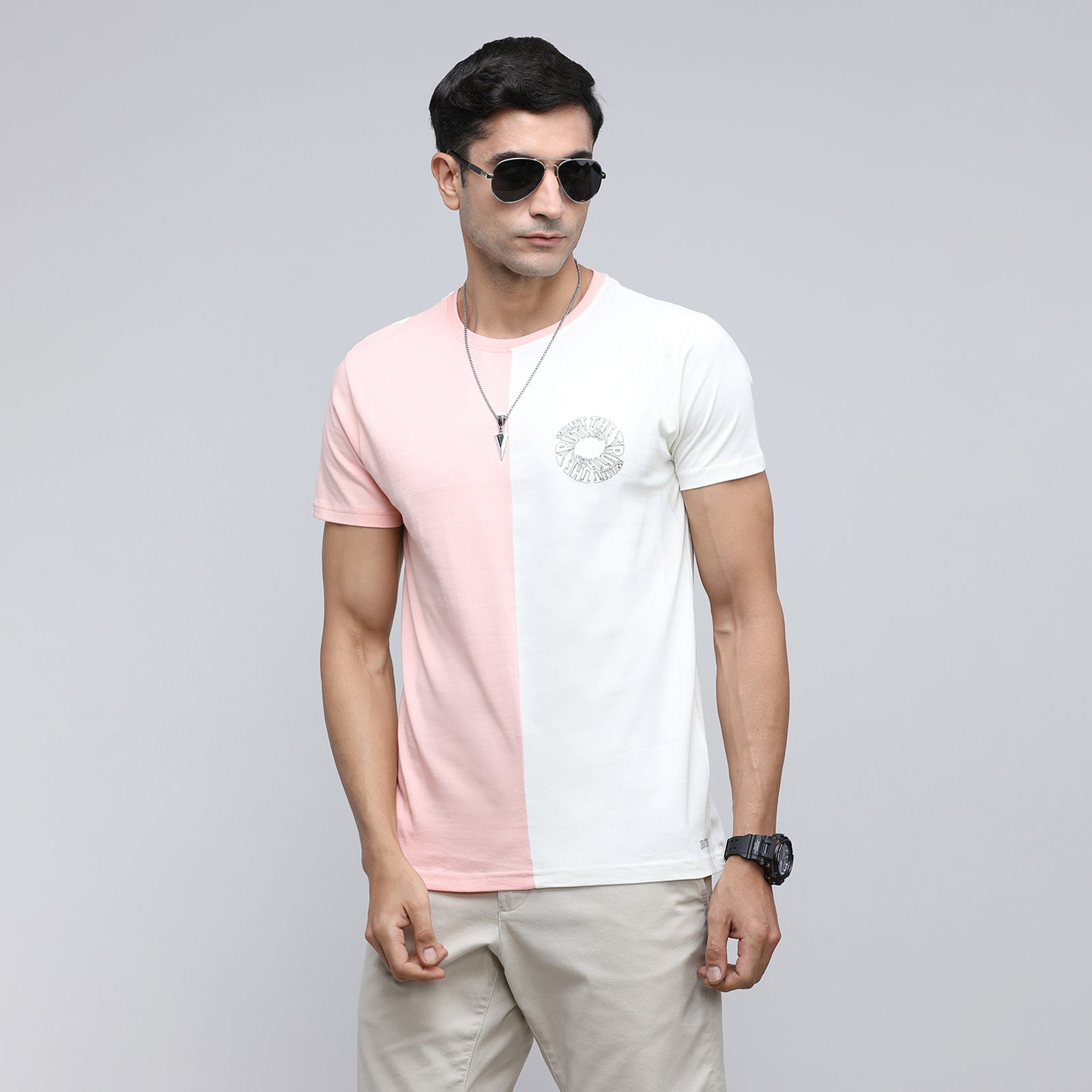 Indo Cotton Men's Crew Neck T-Shirt