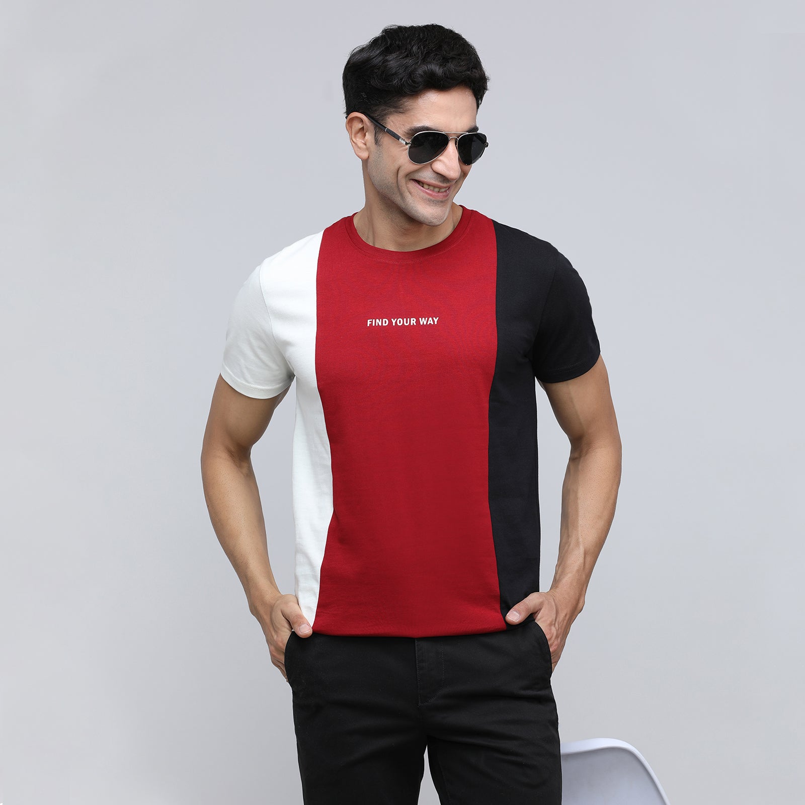 Indo Cotton Men's Crew Neck T-Shirt