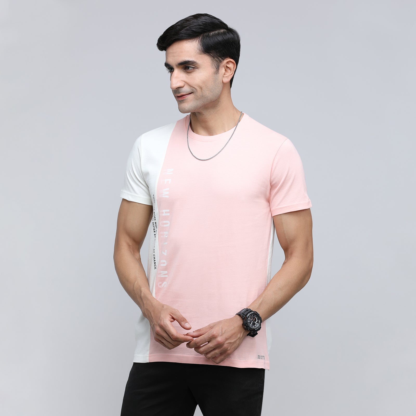 Indo Cotton Men's Crew Neck T-Shirt