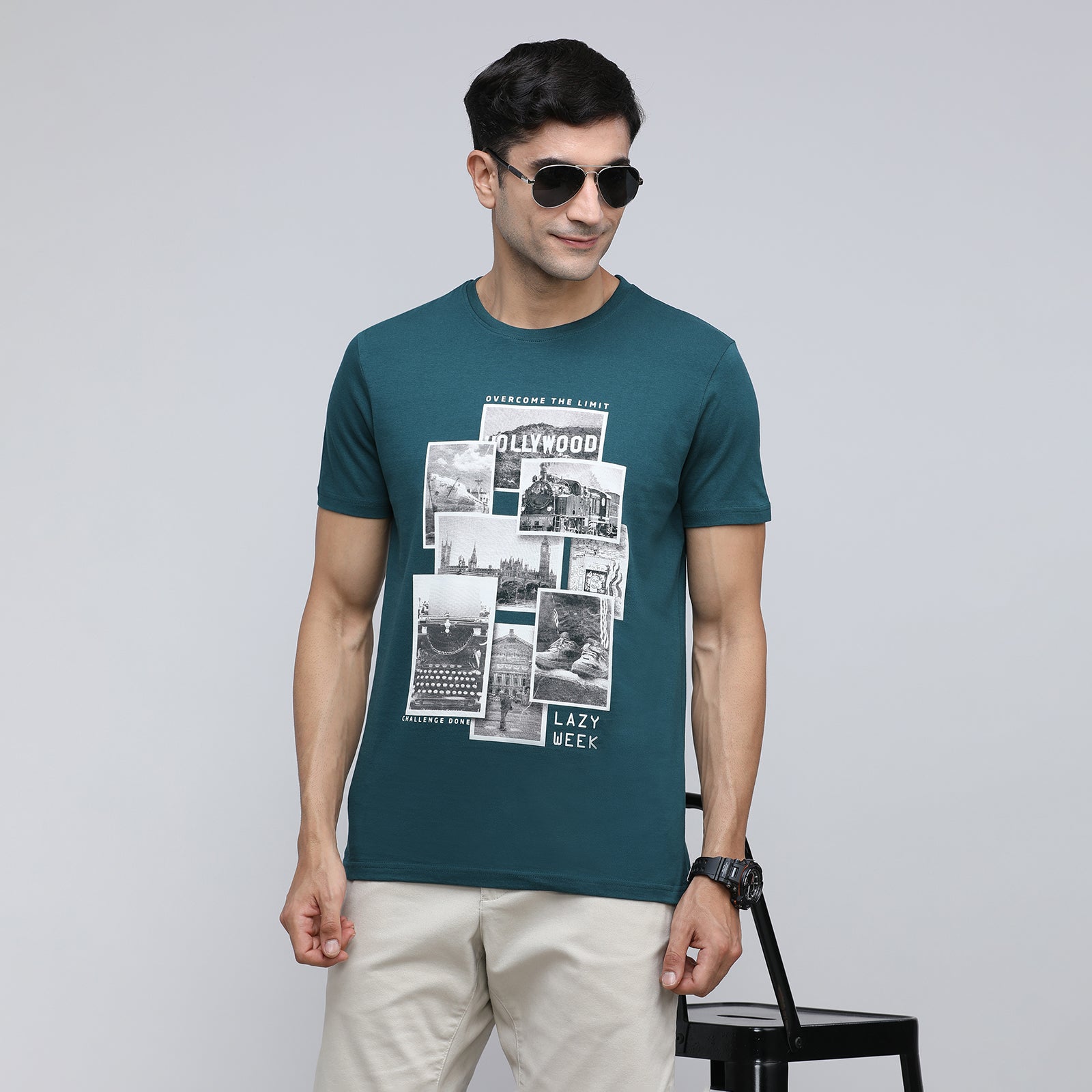 Indo Cotton Men's Crew Neck T-Shirt