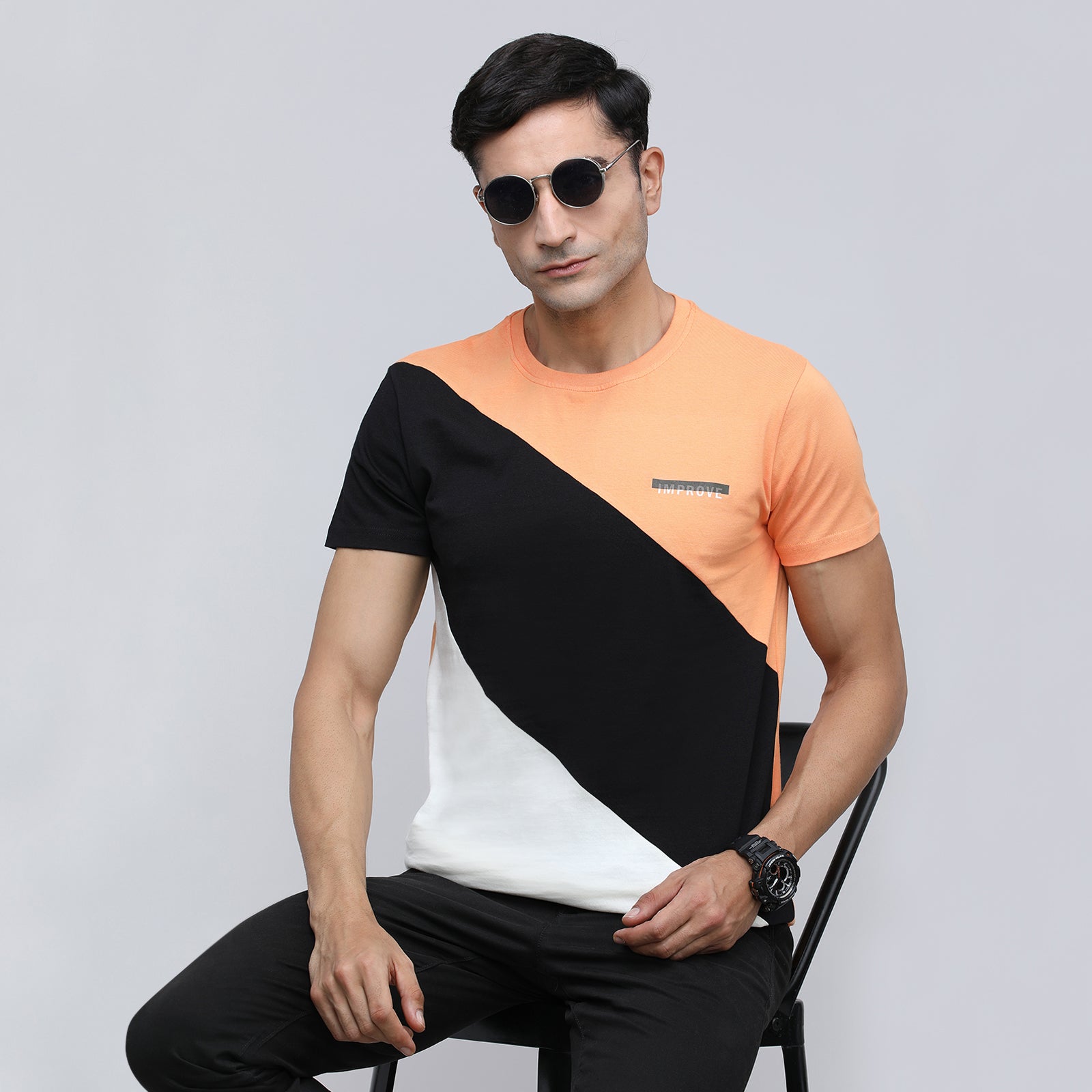 Indo Cotton Men's Crew Neck T-Shirt