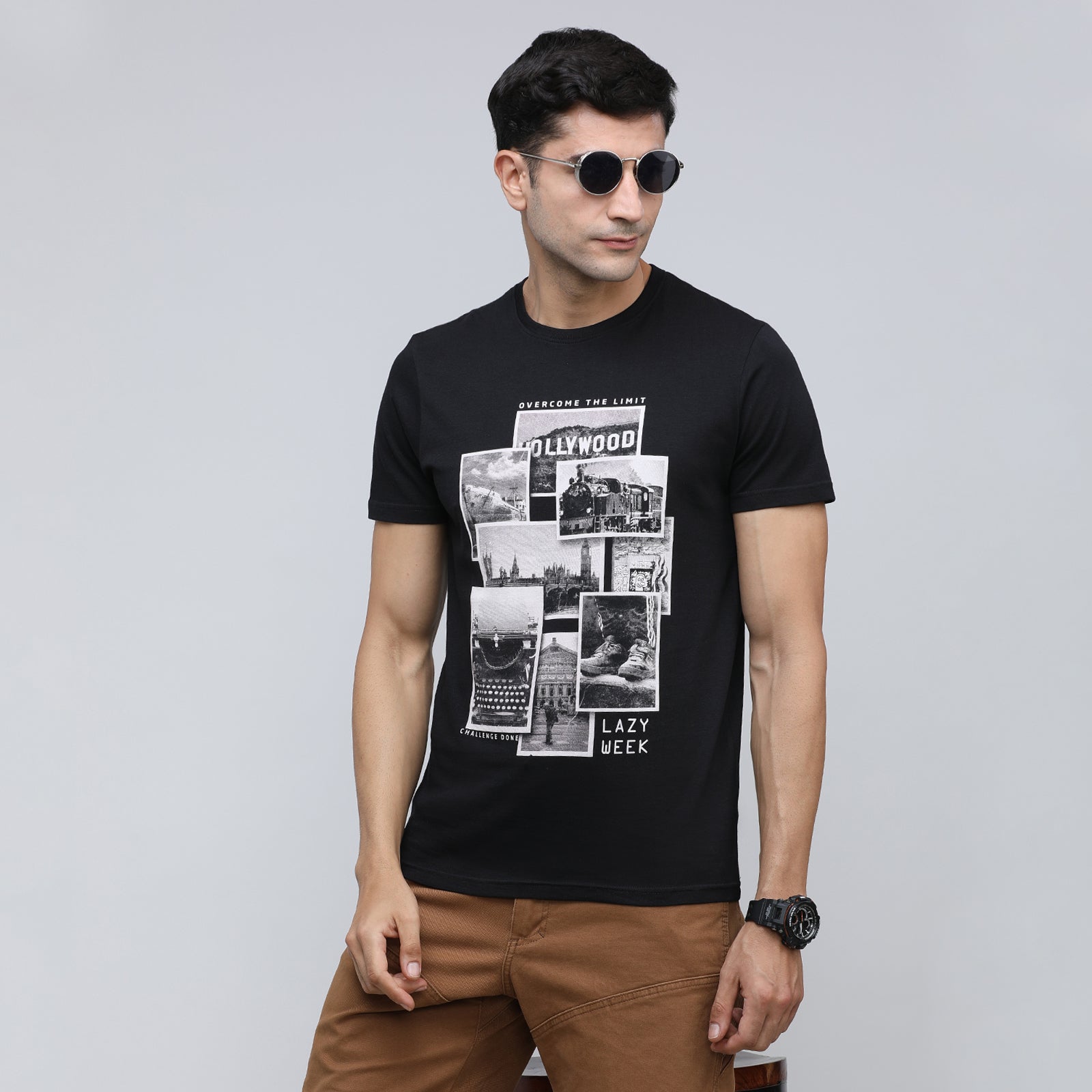 Indo Cotton Men's Crew Neck T-Shirt