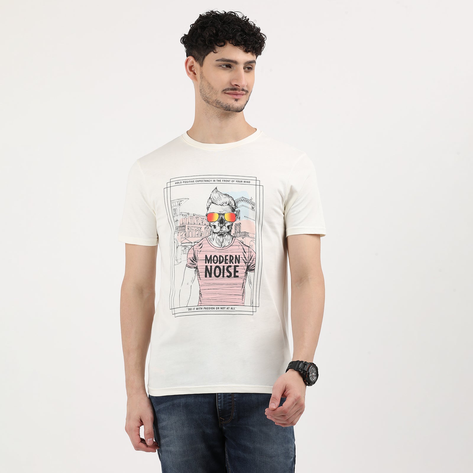 Vanilla Ice Modern Noise Crew Neck T-Shirt