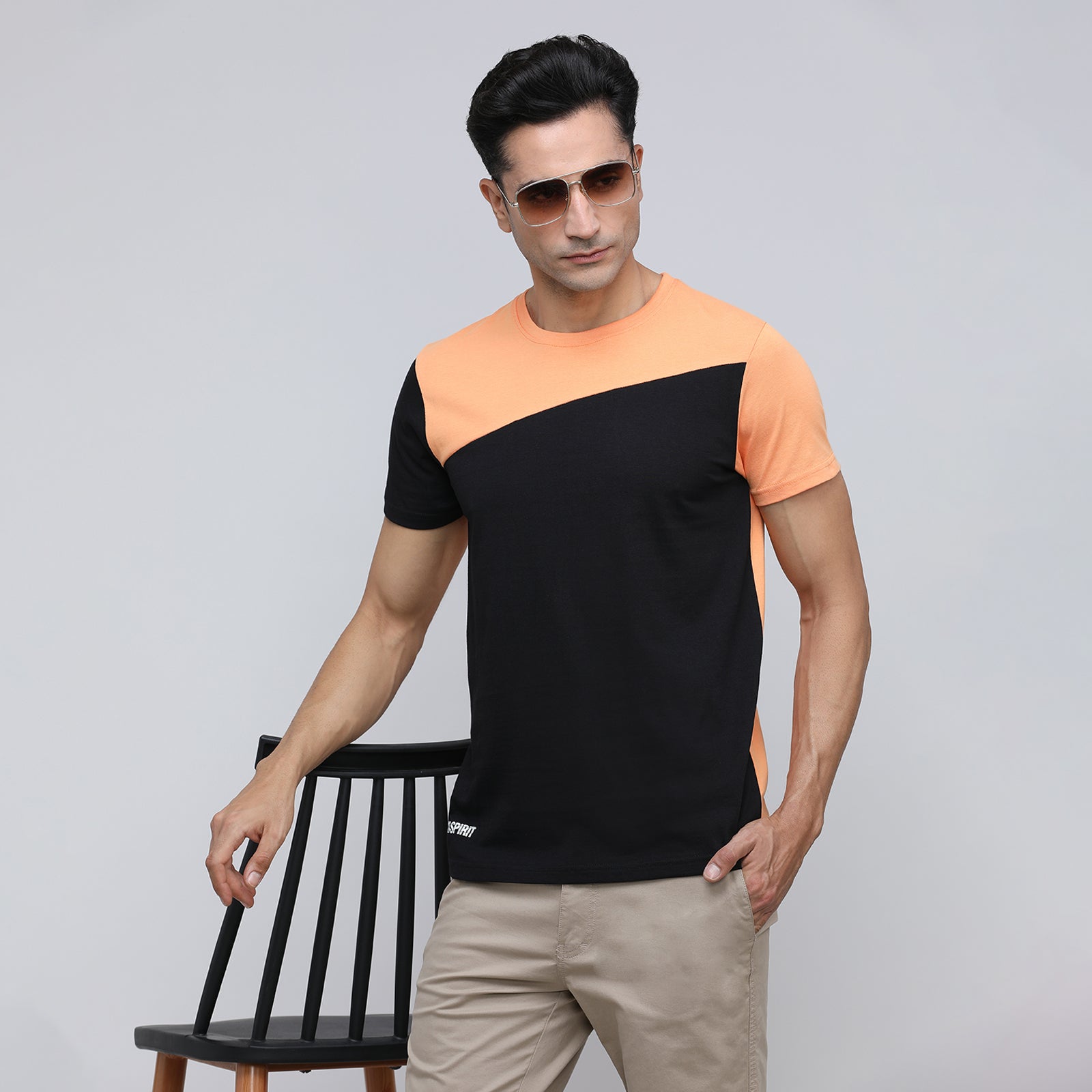 Indo Cotton Men's Crew Neck T- Shirt