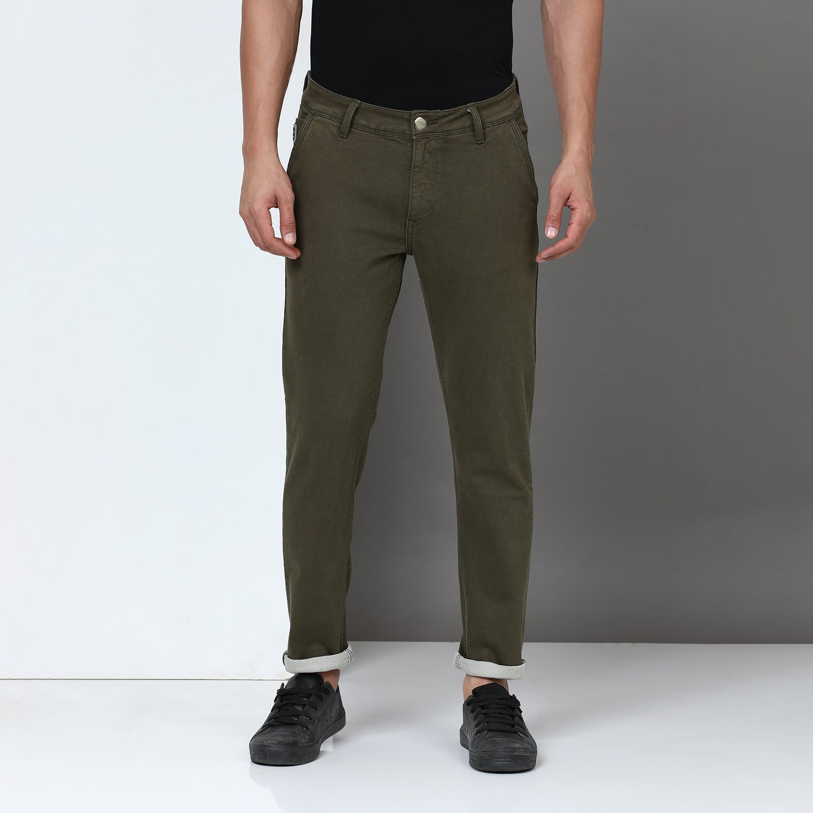 RFD Denim Olive Midrise Slim Fit Jeans