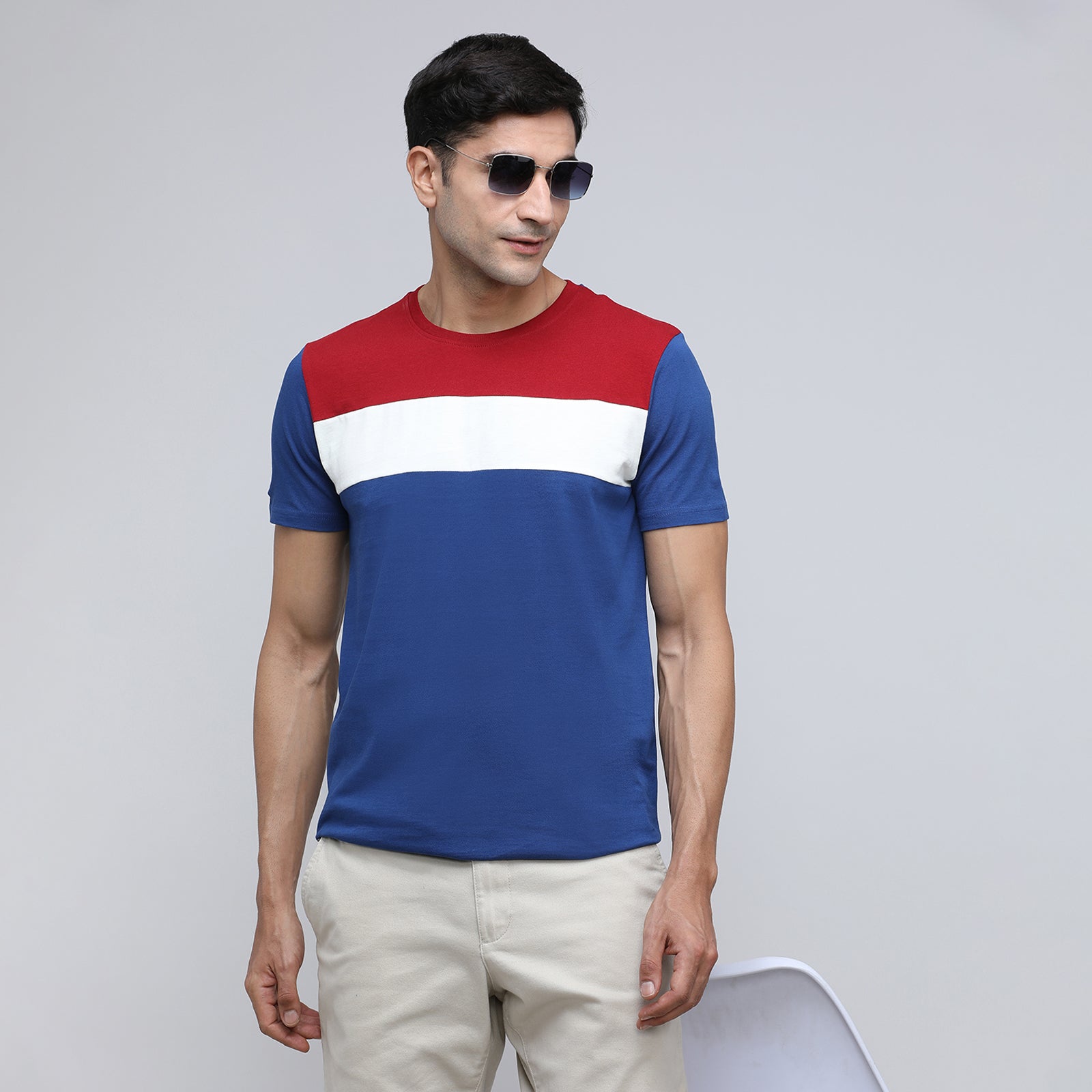 Indo Cotton Men's Crew Neck T- Shirt