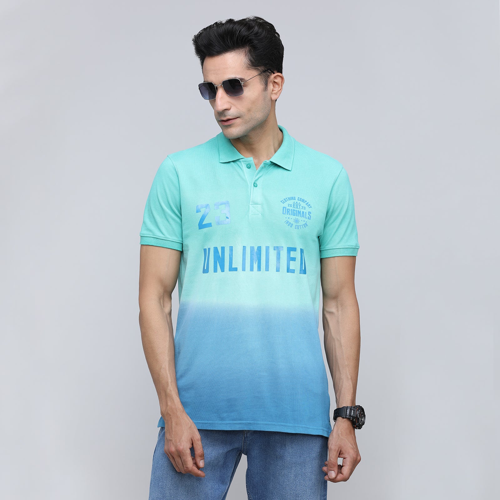 Indo Cotton Men's Polo T-Shirt