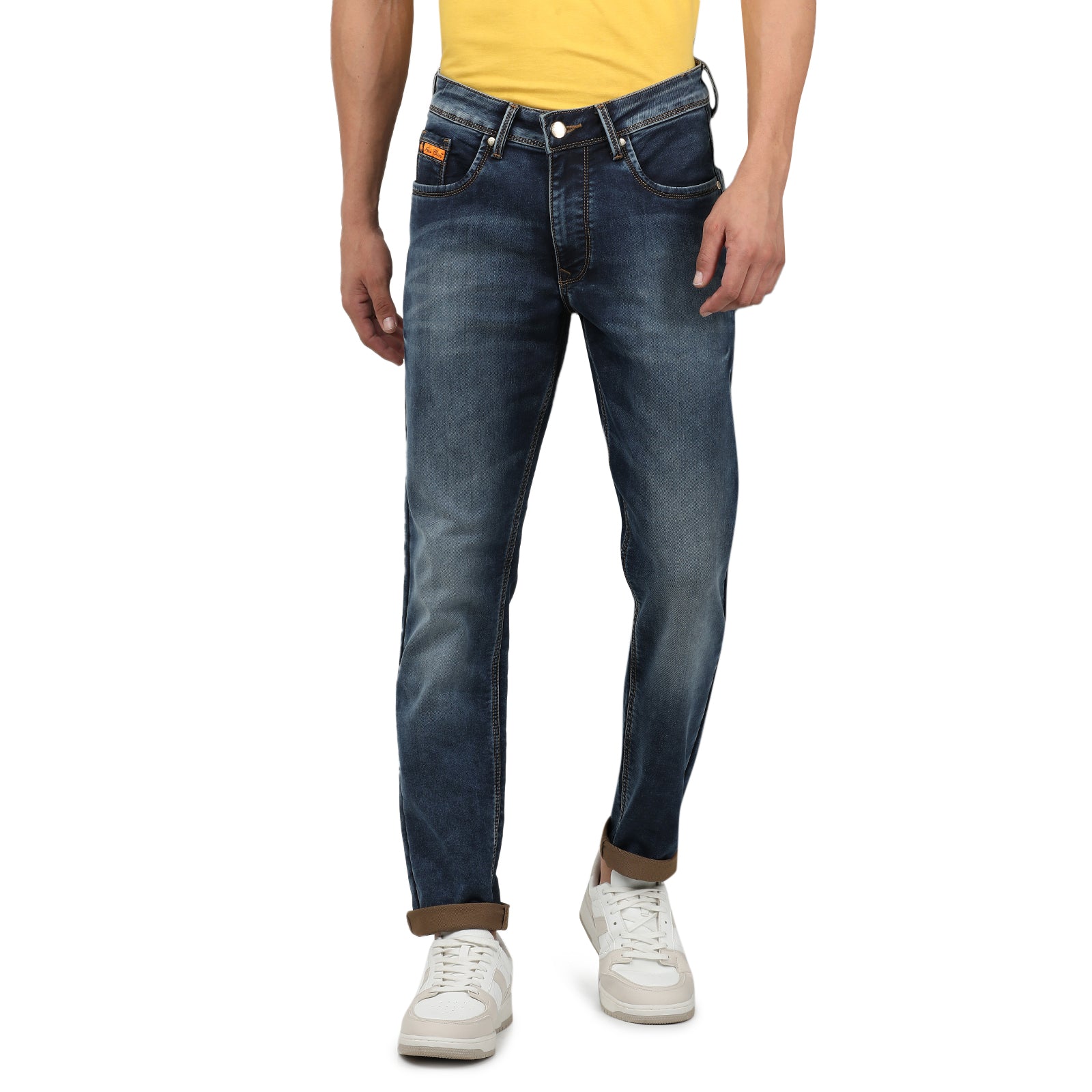 Men's Slim Fit Distressed Denim Jeans