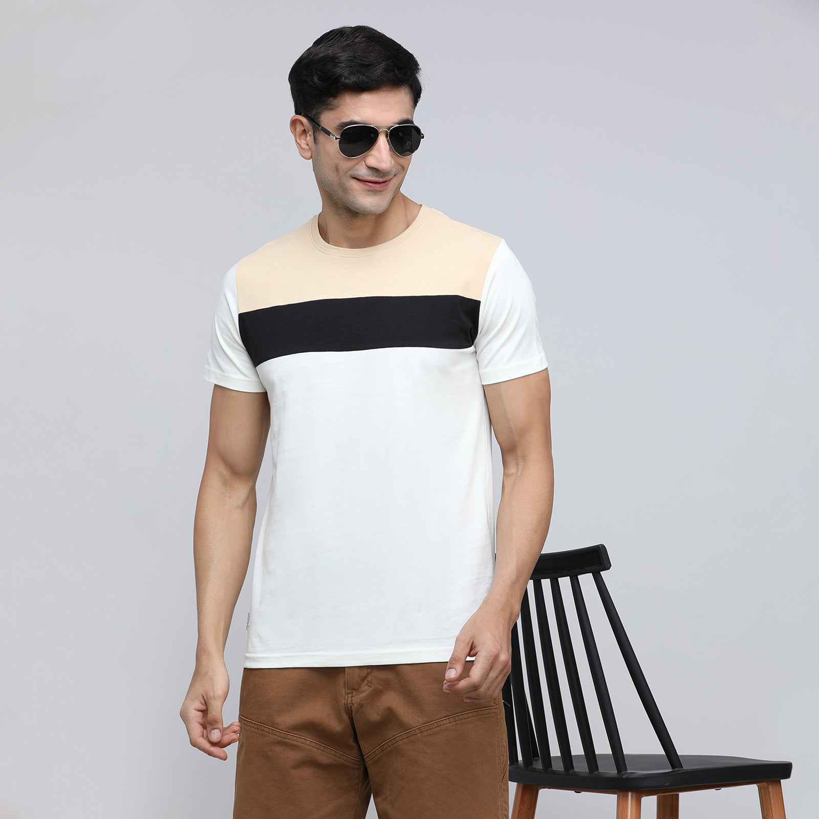 Indo Cotton Men's Crew Neck T-Shirt