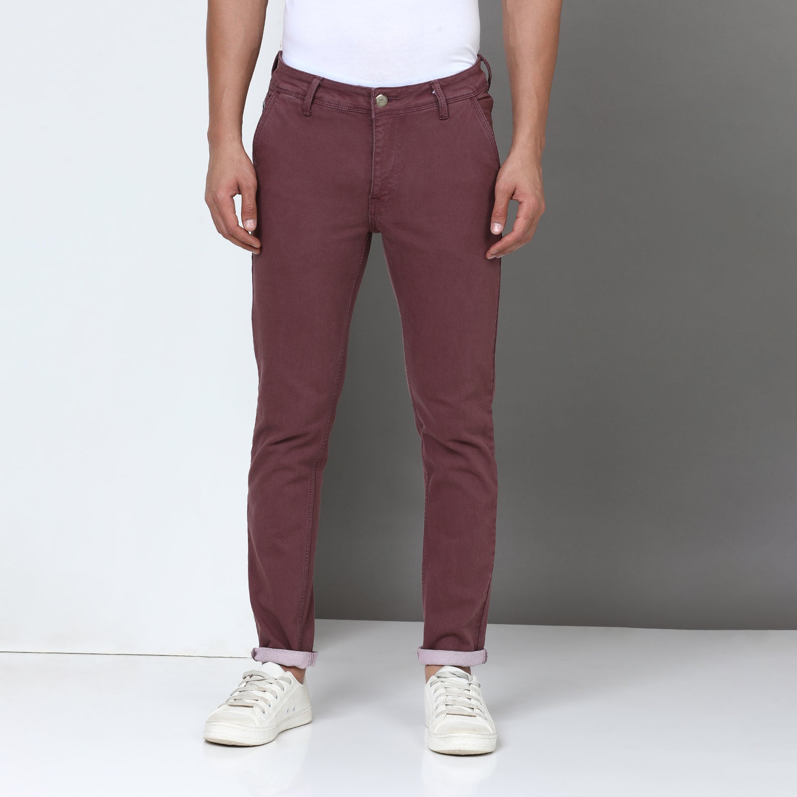 RFD Denim Purple Midrise Slim Fit Jeans