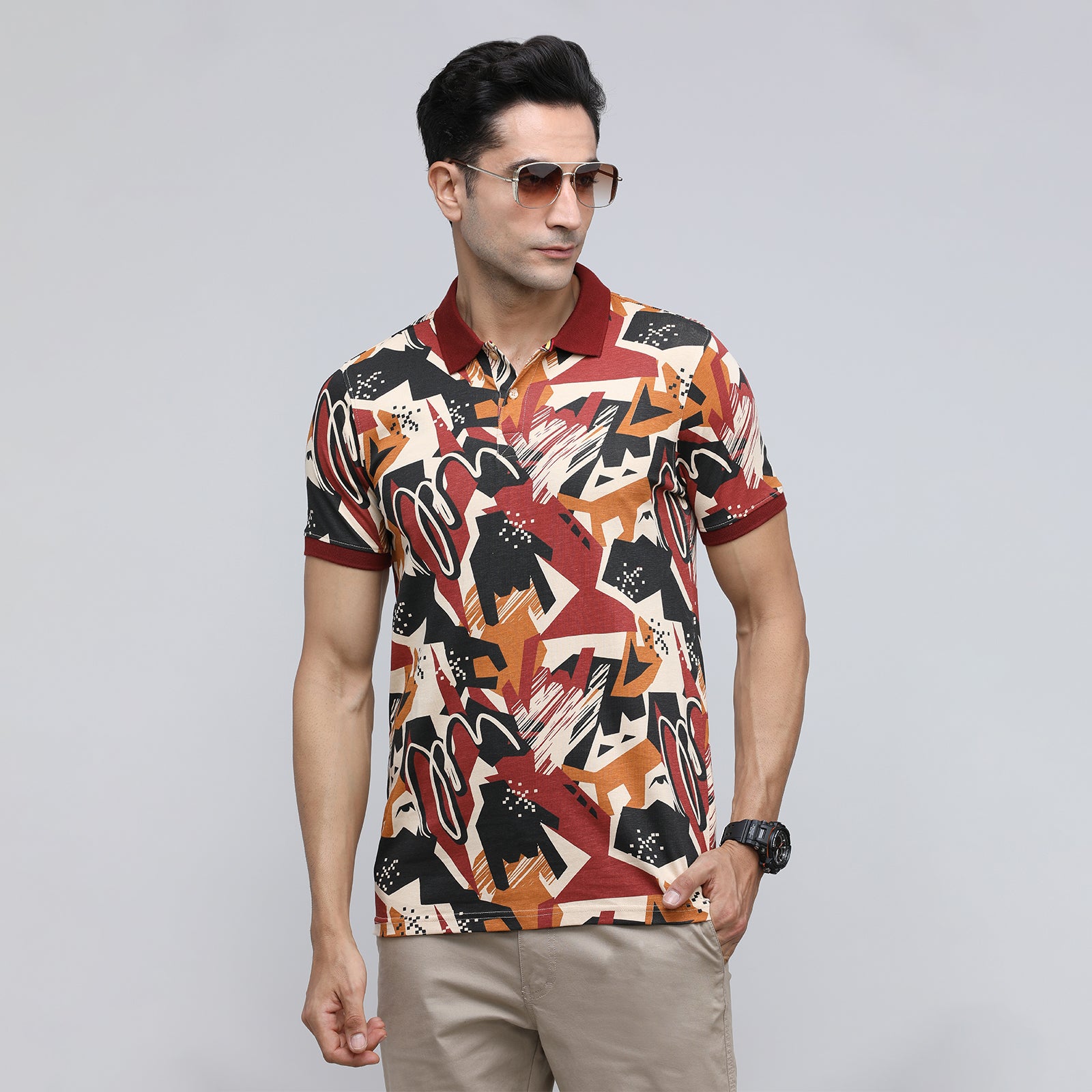 Indo Cotton Men's Polo T-Shirt