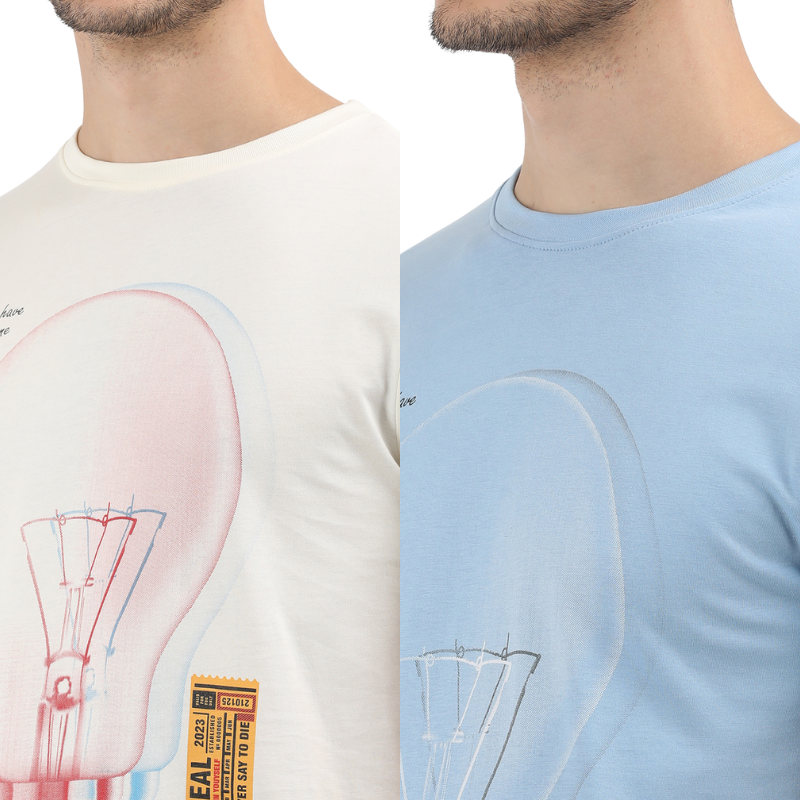 Men's Creative Process Bulb Graphic Tee Pack of 2