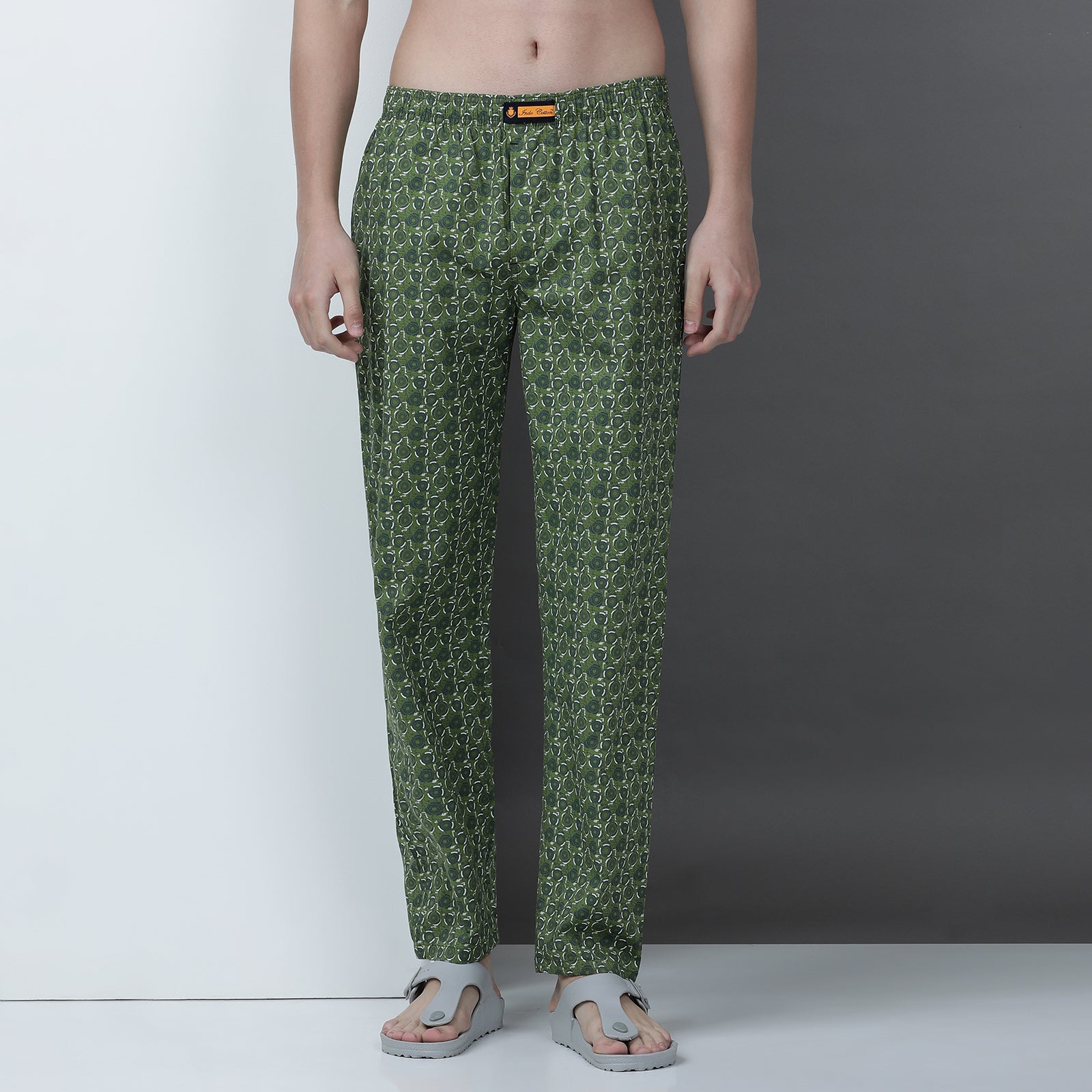 Green Printed Lounge Pant