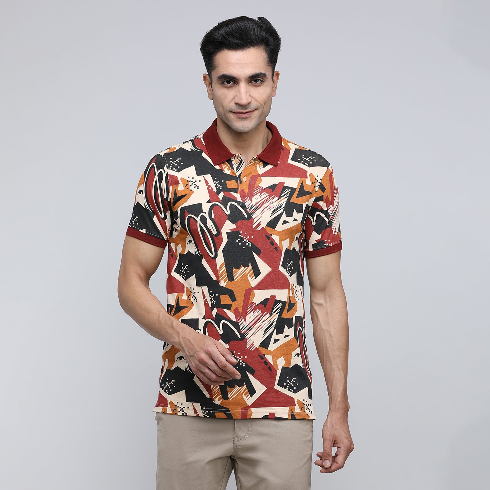 Indo Cotton Men's Polo T-Shirt