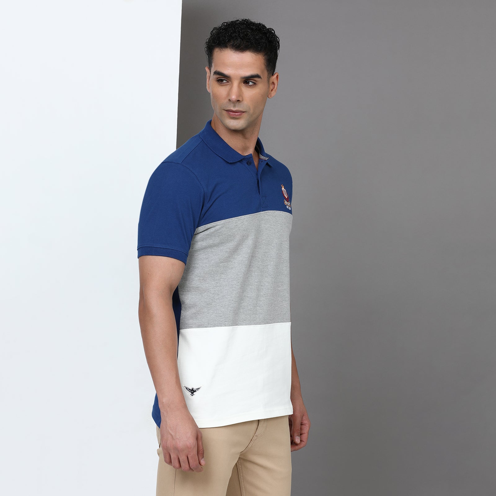 Slim Fit Cut & Sew Polo T-Shirt