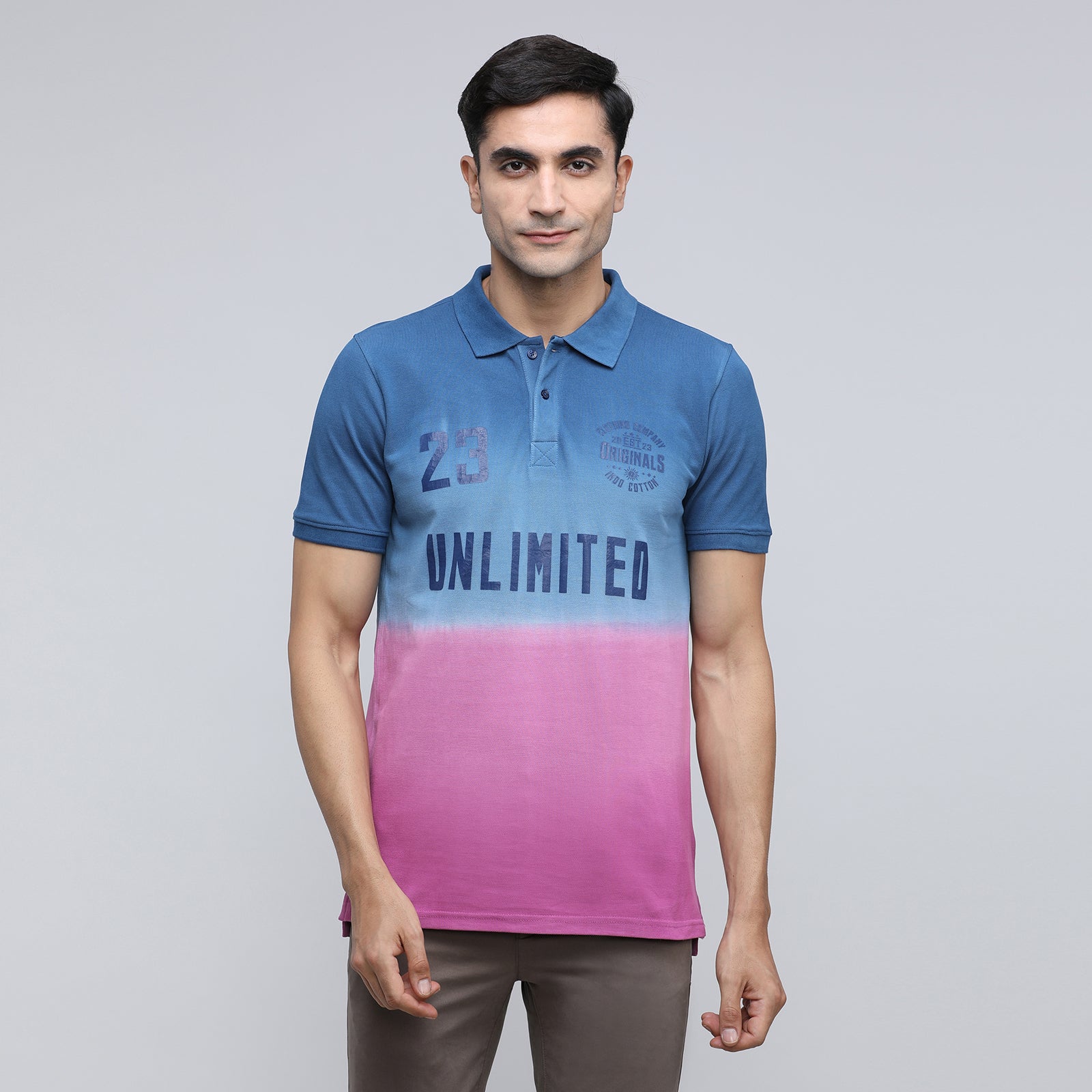 Indo Cotton Men's Polo T- Shirt