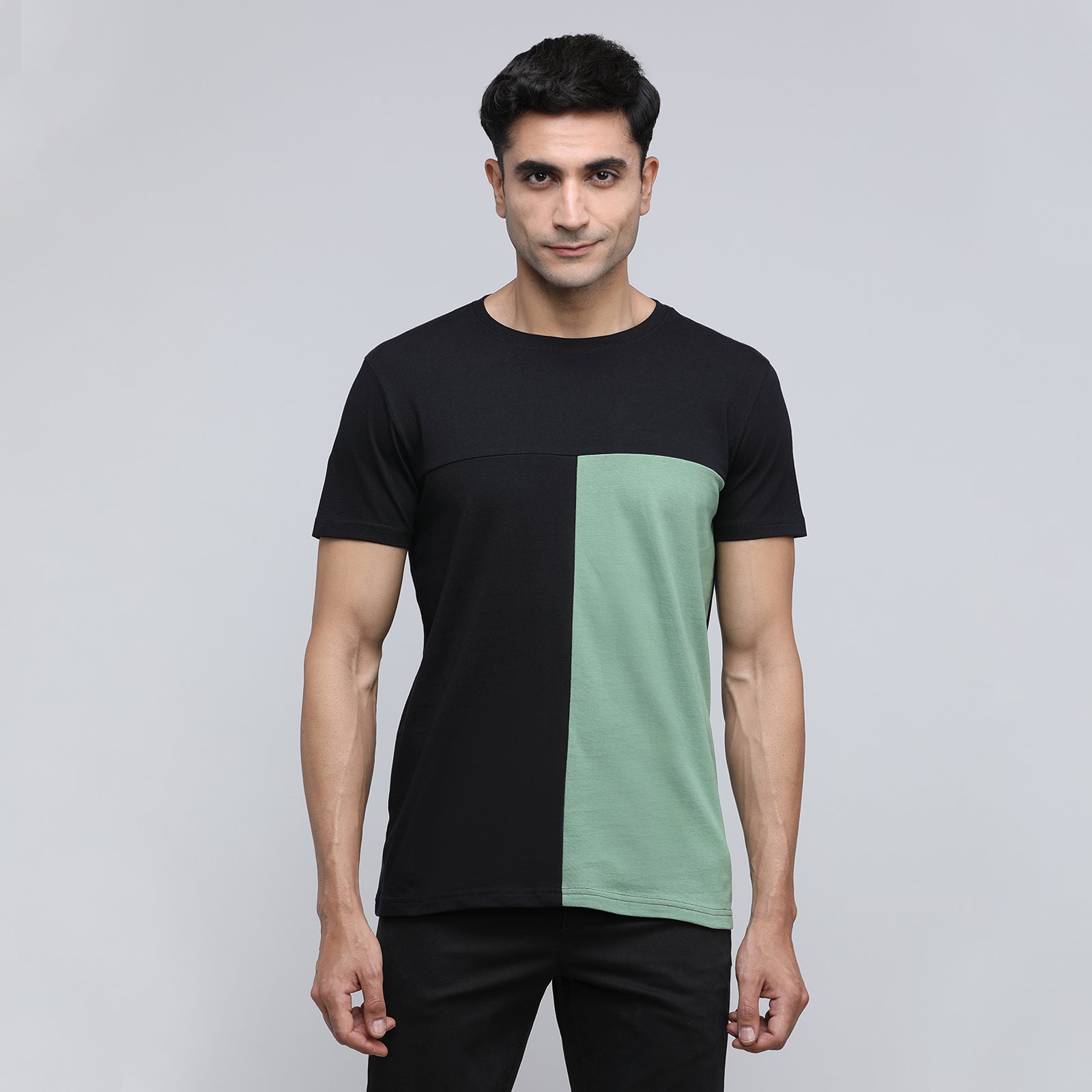 Indo Cotton Men's Crew Neck T-Shirt