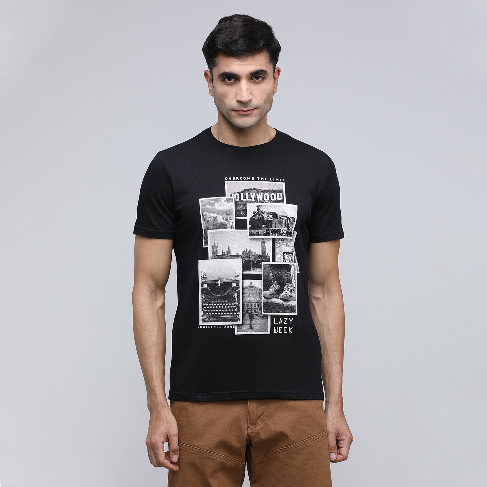 Indo Cotton Men's Crew Neck T-Shirt