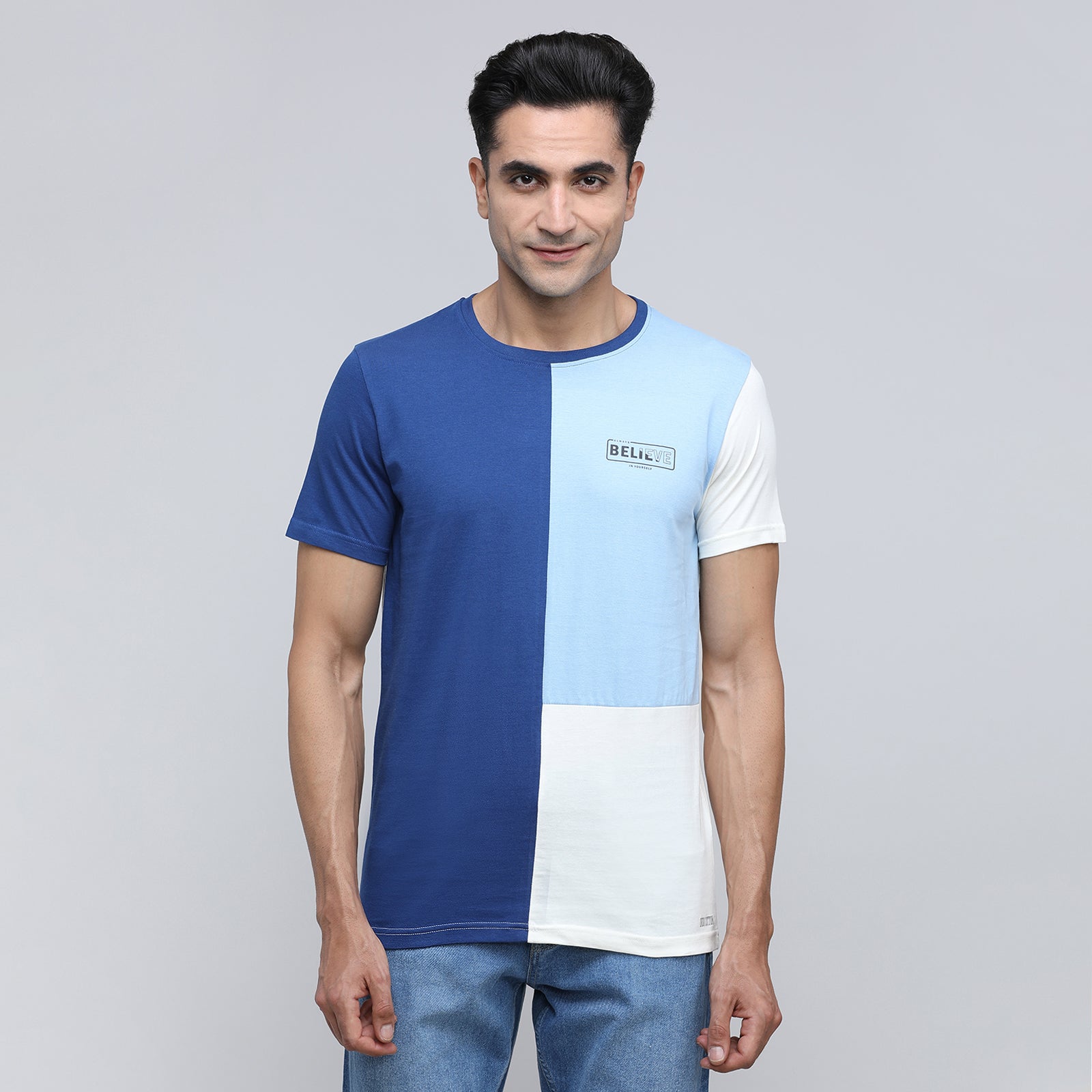 Indo Cotton Men's Crew Neck T-Shirt